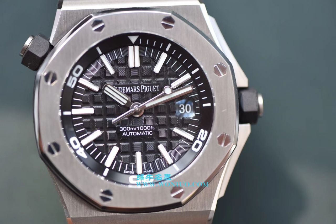 【JF Perfect  High quality  Replica 】 Video analysis Audemars Piguet  Royal Oak Offshore 系列15703ST.OO.A002CA.01 wrist watches ，全新V9S超强版正式闪亮登场 / AP156