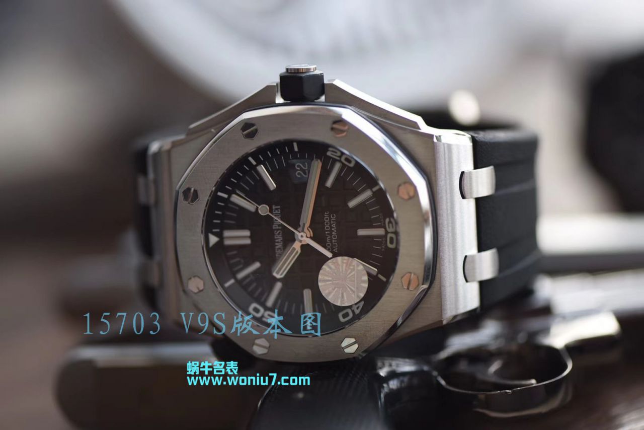 【JF Perfect  High quality  Replica 】 Video analysis Audemars Piguet  Royal Oak Offshore 系列15703ST.OO.A002CA.01 wrist watches ，全新V9S超强版正式闪亮登场 / AP156