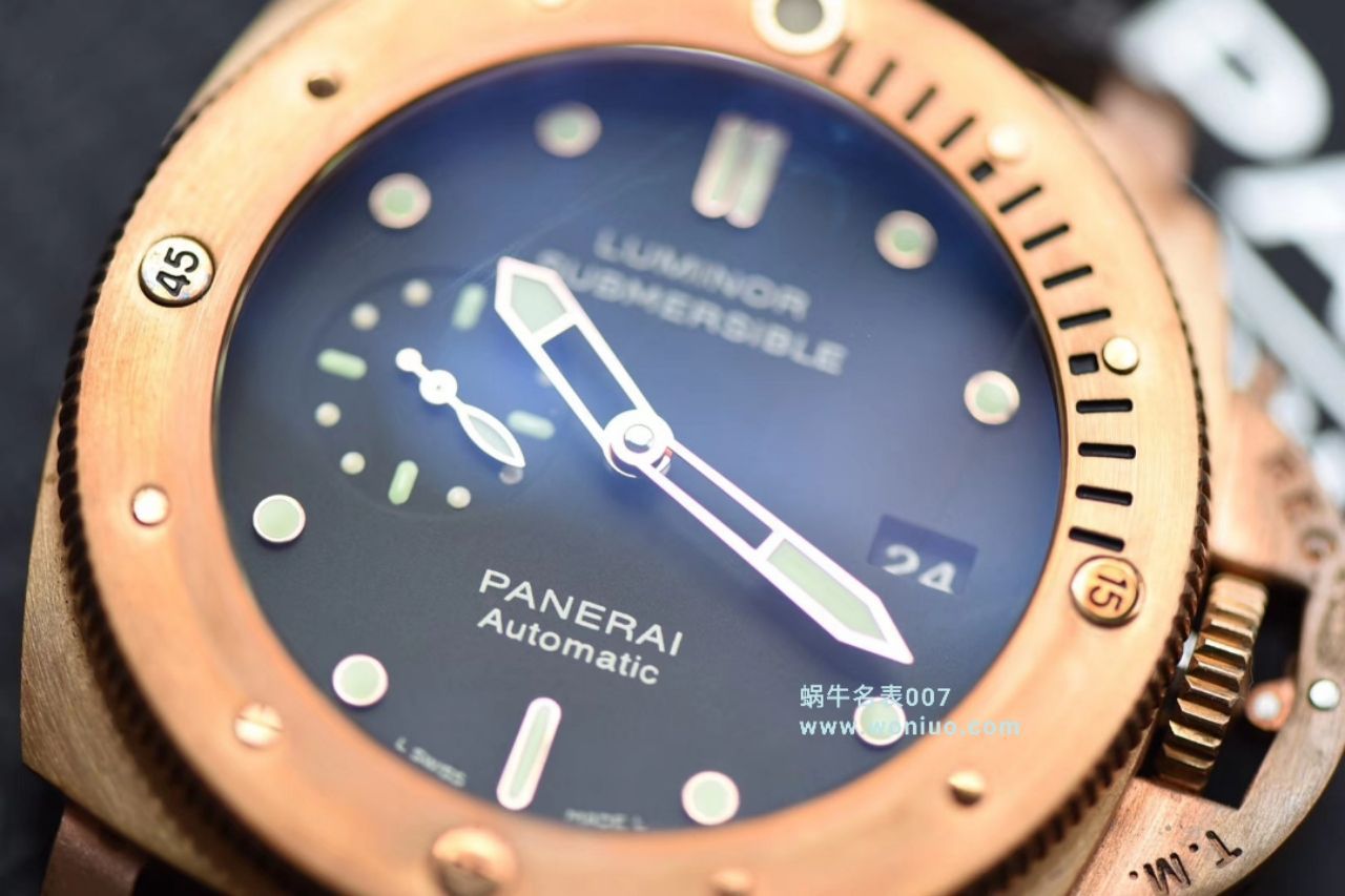 Panerai 特别版 wrist watches 系列PAM 00382 wrist watches 【VS Perfect  High quality  Replica 】VSPanerai  Pam382 升级V2版本青铜战士史泰龙电影同款 / VS00382
