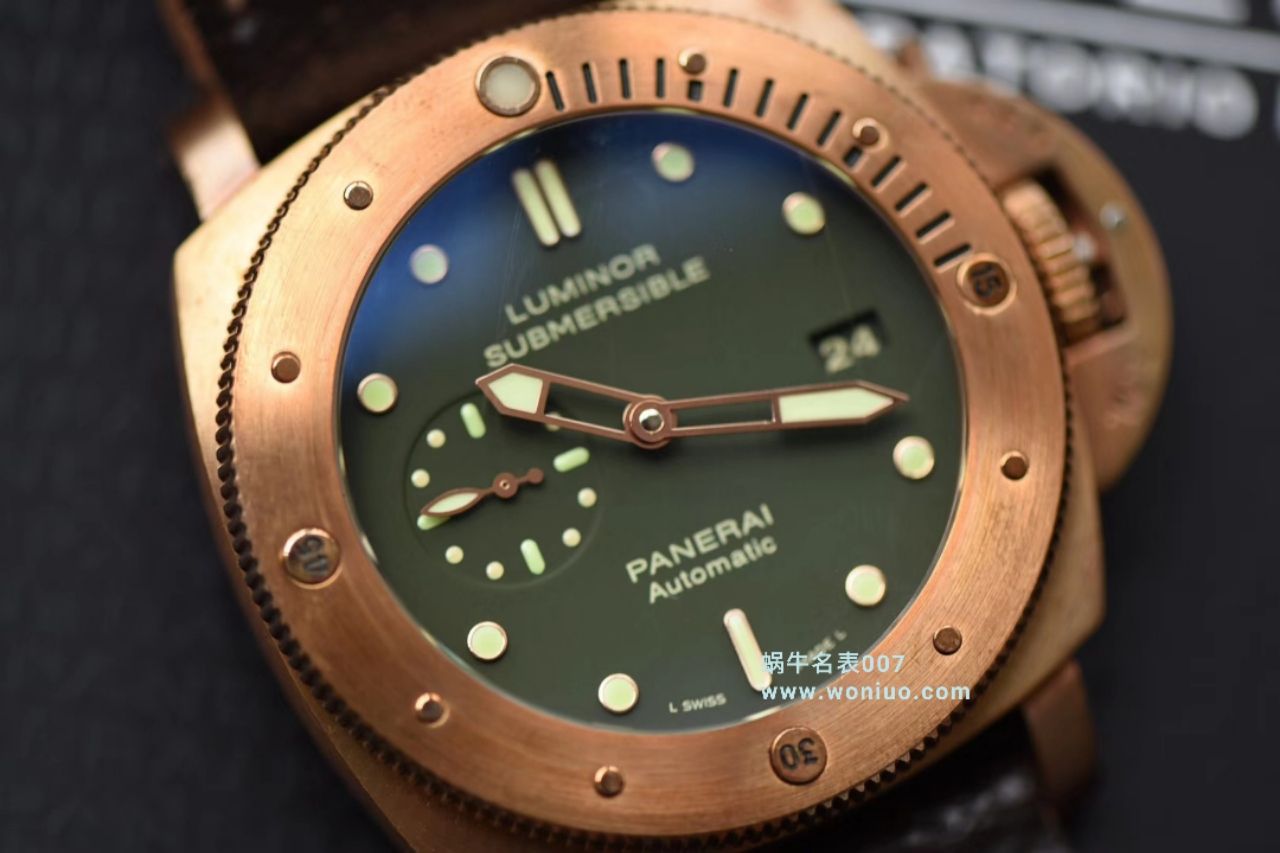 Panerai 特别版 wrist watches 系列PAM 00382 wrist watches 【VS Perfect  High quality  Replica 】VSPanerai  Pam382 升级V2版本青铜战士史泰龙电影同款 / VS00382