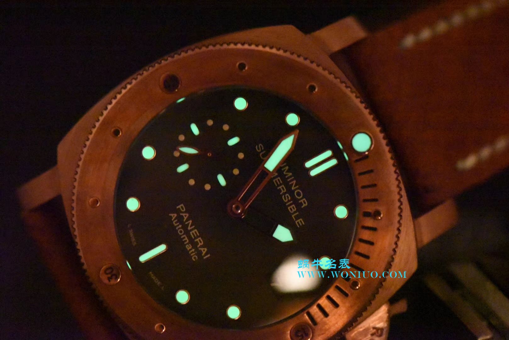 Panerai 特别版 wrist watches 系列PAM 00382 wrist watches 【VS Perfect  High quality  Replica 】VSPanerai  Pam382 升级V2版本青铜战士史泰龙电影同款 / VS00382