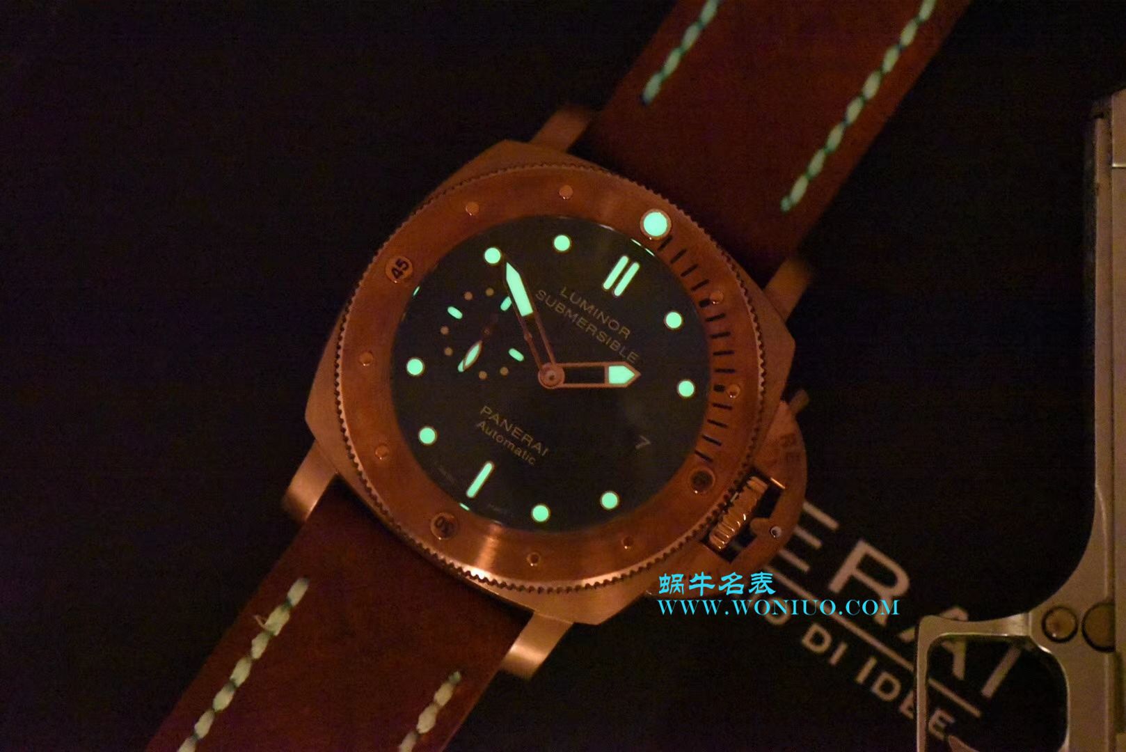 Panerai 特别版 wrist watches 系列PAM 00382 wrist watches 【VS Perfect  High quality  Replica 】VSPanerai  Pam382 升级V2版本青铜战士史泰龙电影同款 / VS00382