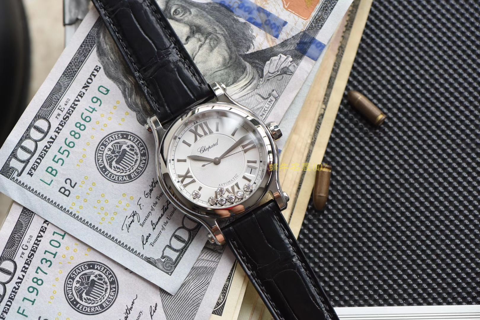  Chopard HAPPY DIAMONDS系列278559-3001 wrist watches 女装【YF Perfect  High quality  Replica Watches 】YF Chopard 快乐钻  美洲鳄鱼皮  / XB017