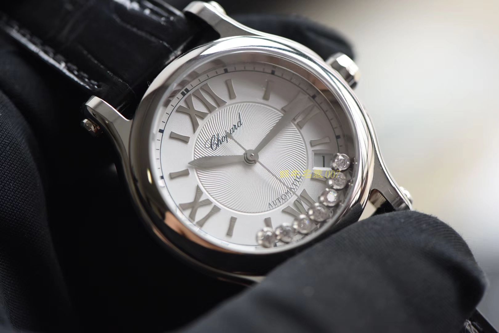  Chopard HAPPY DIAMONDS系列278559-3001 wrist watches 女装【YF Perfect  High quality  Replica Watches 】YF Chopard 快乐钻  美洲鳄鱼皮  / XB017