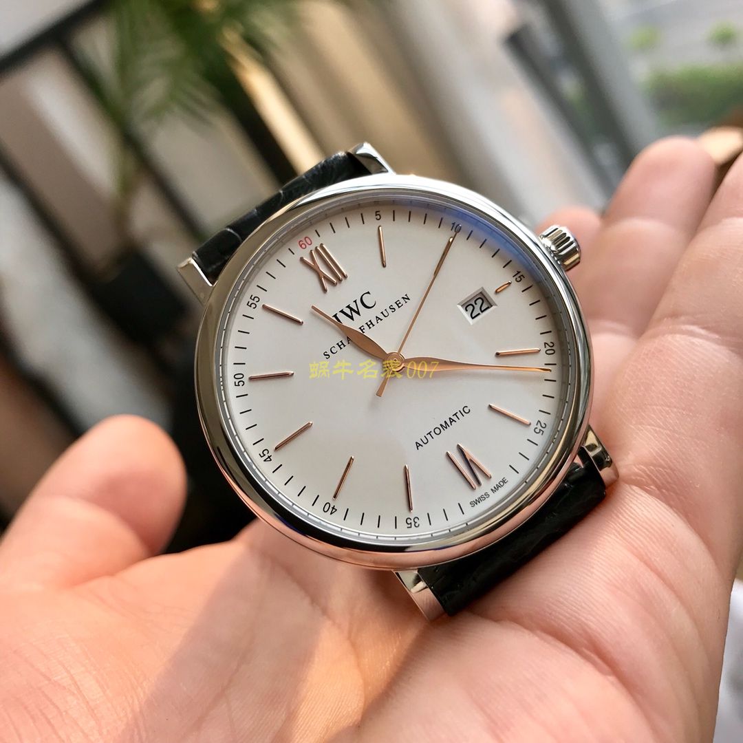渠道出口订单！原封！缺个经销商印章就是正品！大名鼎鼎的IWC IWC 表柏涛菲诺系列IW356517 wrist watches  / WG193
