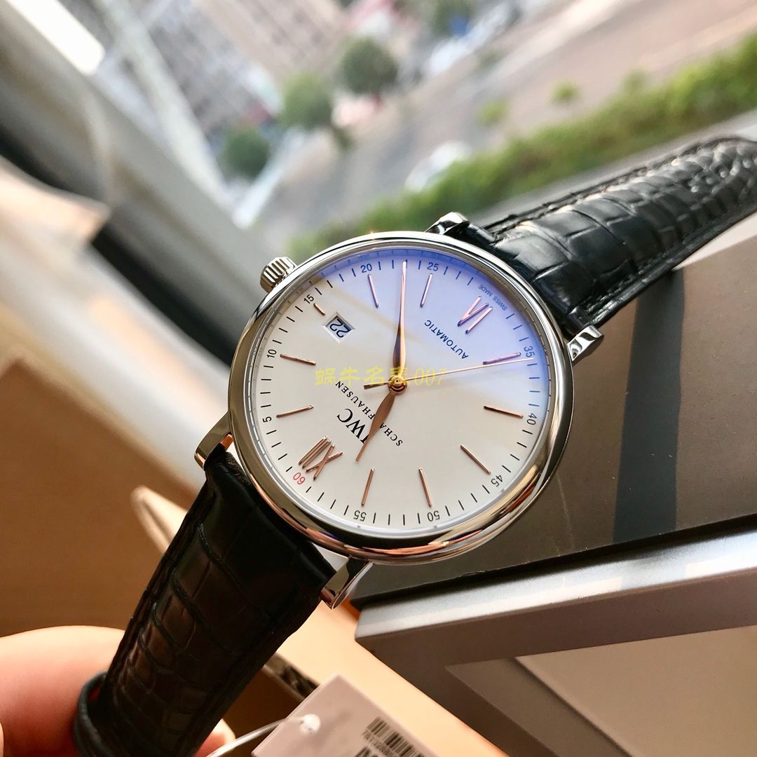 渠道出口订单！原封！缺个经销商印章就是正品！大名鼎鼎的IWC IWC 表柏涛菲诺系列IW356517 wrist watches  / WG193