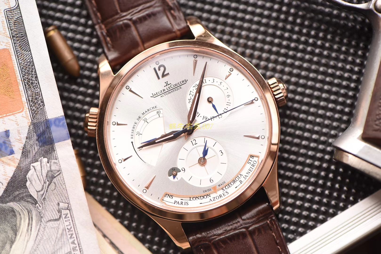 TWA  Perfect  Replica Watches  V2版本 Jaeger-LeCoultre 地理学家大师系列 Q1428421，Q1422421全新升级 多功能 wrist watches   / JJ129