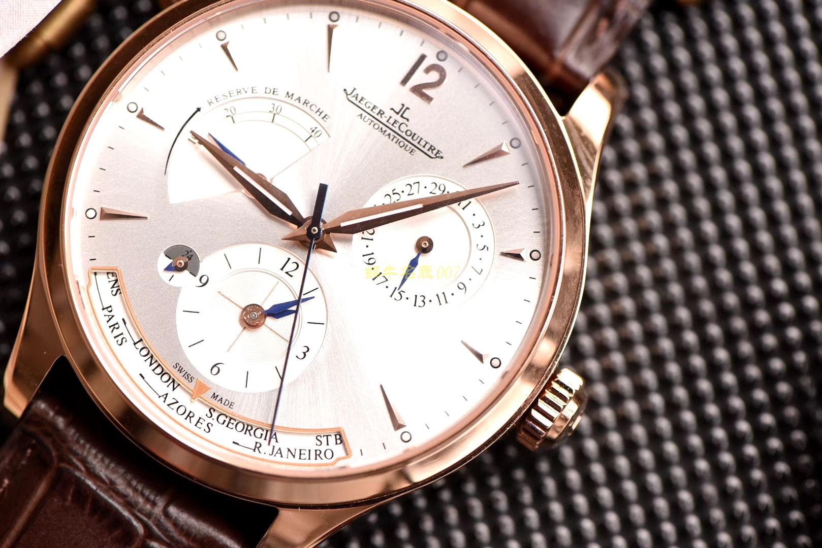 TWA  Perfect  Replica Watches  V2版本 Jaeger-LeCoultre 地理学家大师系列 Q1428421，Q1422421全新升级 多功能 wrist watches   / JJ129