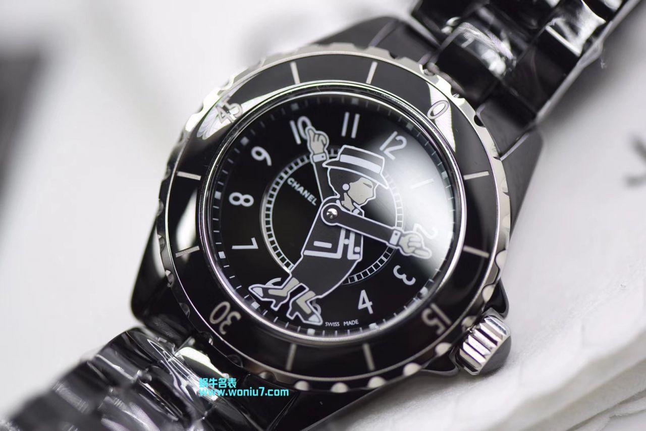  Video analysis KOR出品 top  Replica Copy 香奈儿 J12 Coco小姐 限定版MADEMOISELLE女士 wrist watches  / X037MM