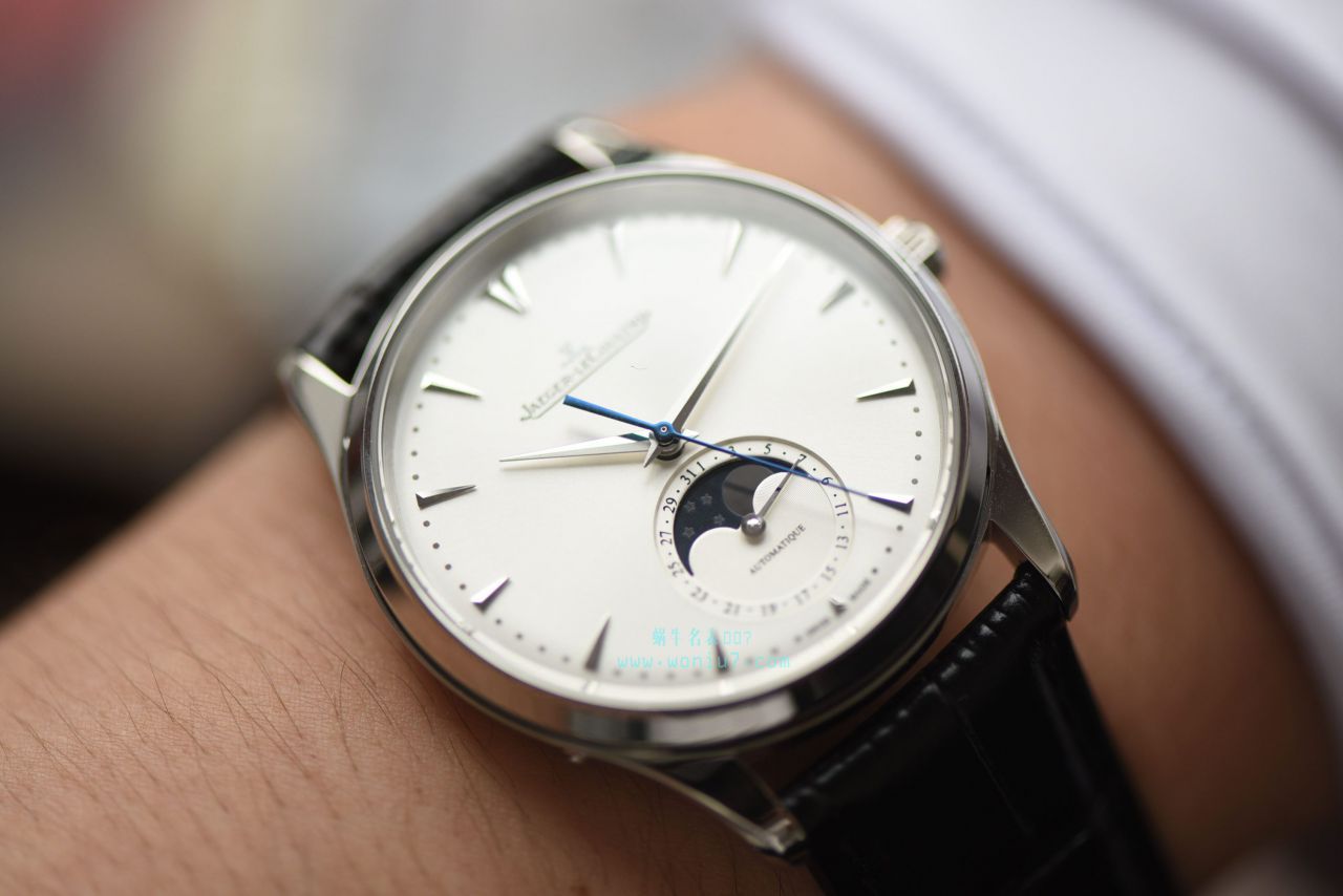 Video analysis  Jaeger-LeCoultre 大师系列1368420 wrist watches  Perfect  Replica Watches 【ZF新品， Jaeger-LeCoultre 月相大师系列】 / JJ123MM
