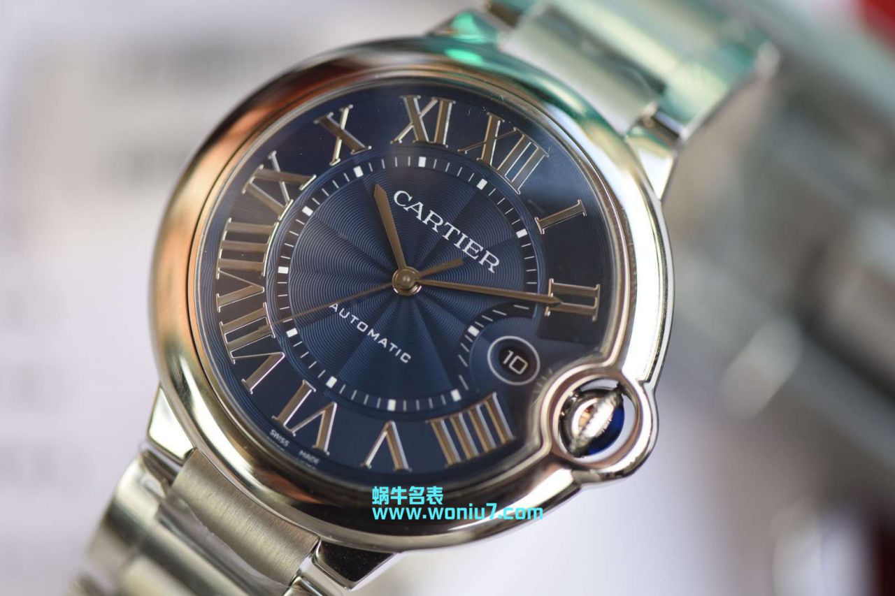  Video analysis  Cartier  蓝气球系列WSBB0025 wrist watches 男款42MM钢带款【HBBV6 Perfect  Replica Copy ～蓝气球42mm新款蓝面】 / K169MM