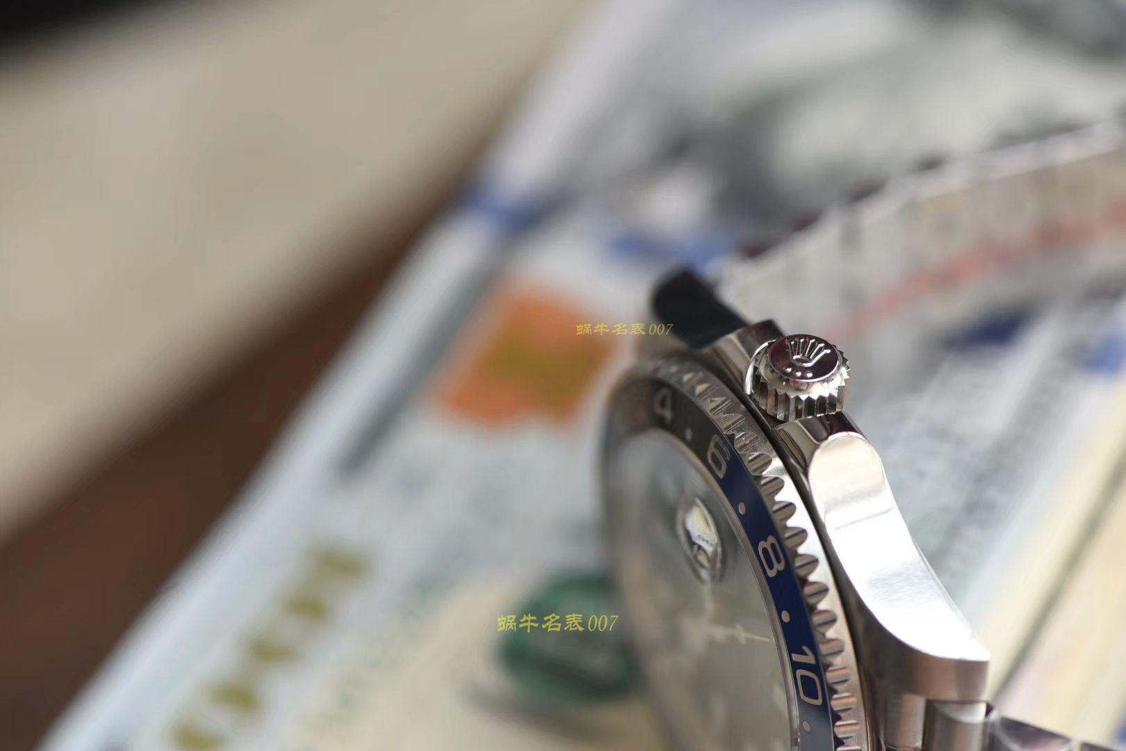 【视频讲解】 Rolex  GMT MASTER II系列m126710blnr-0002 wrist watches 【DJ Perfect  Replica 最新升级克隆 Replica 3186 Movement  Rolex  GMT MASTER I二代黑篮圈】 / R300