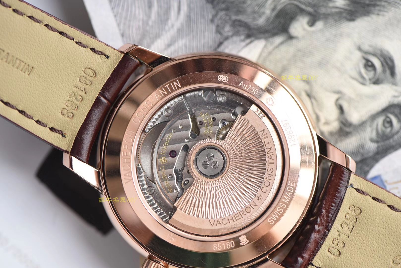 Vacheron Constantin  传承系列85180/000R-9248 wrist watches 【 top  Replica 克隆 Watches 】 / JS198