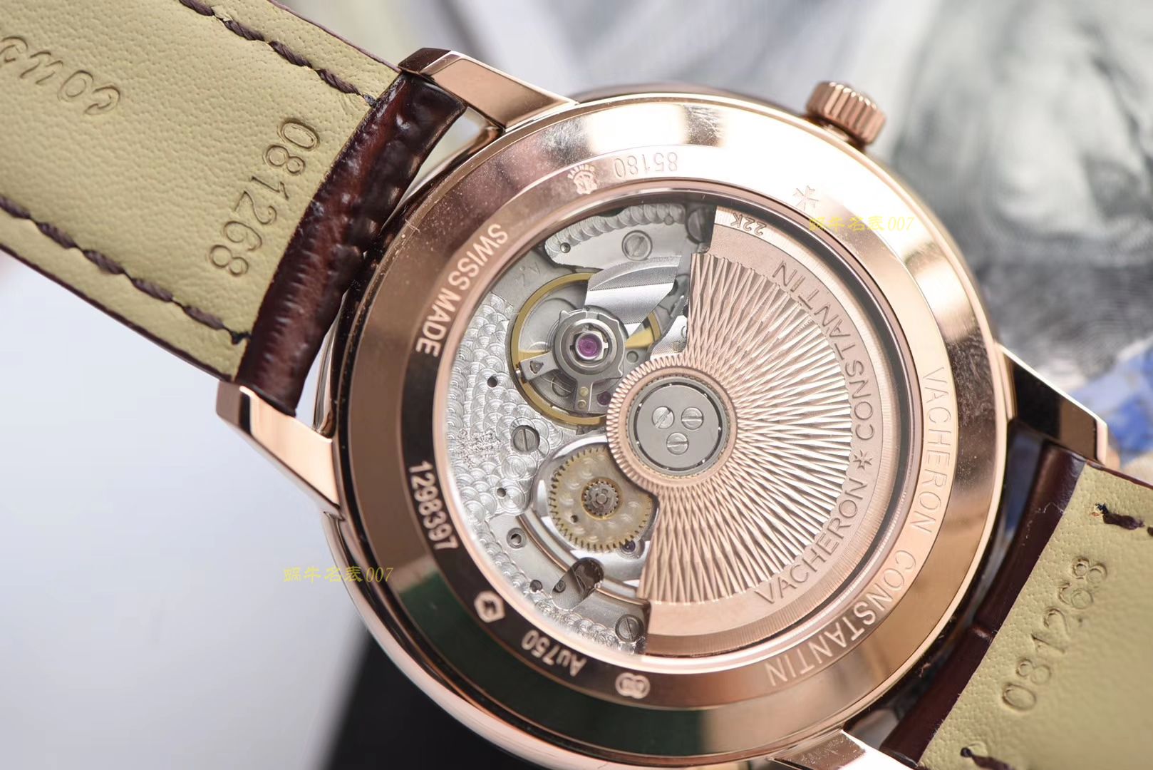 Vacheron Constantin  传承系列85180/000R-9248 wrist watches 【 top  Replica 克隆 Watches 】 / JS198
