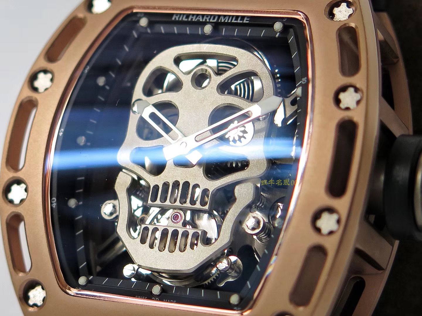 RICHARD MILLE  Richard Miller 男士系列RM 52-01 wrist watches 【 top  Replica Copy  RICHARD MILLE 骷髅头 Tourbillon 】 / RM052FD