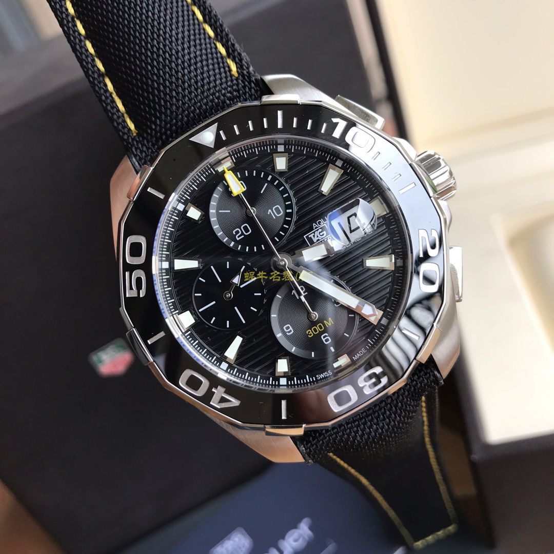 【 Video analysis 】 TAG Heuer 竞潜系列CAY211A.BA0927 wrist watches ，CAY211A.FC6361， TAG Heuer 竞潜系列原单计时机械表，搭载原装瑞士ETA7750机械 Movement  / TG065