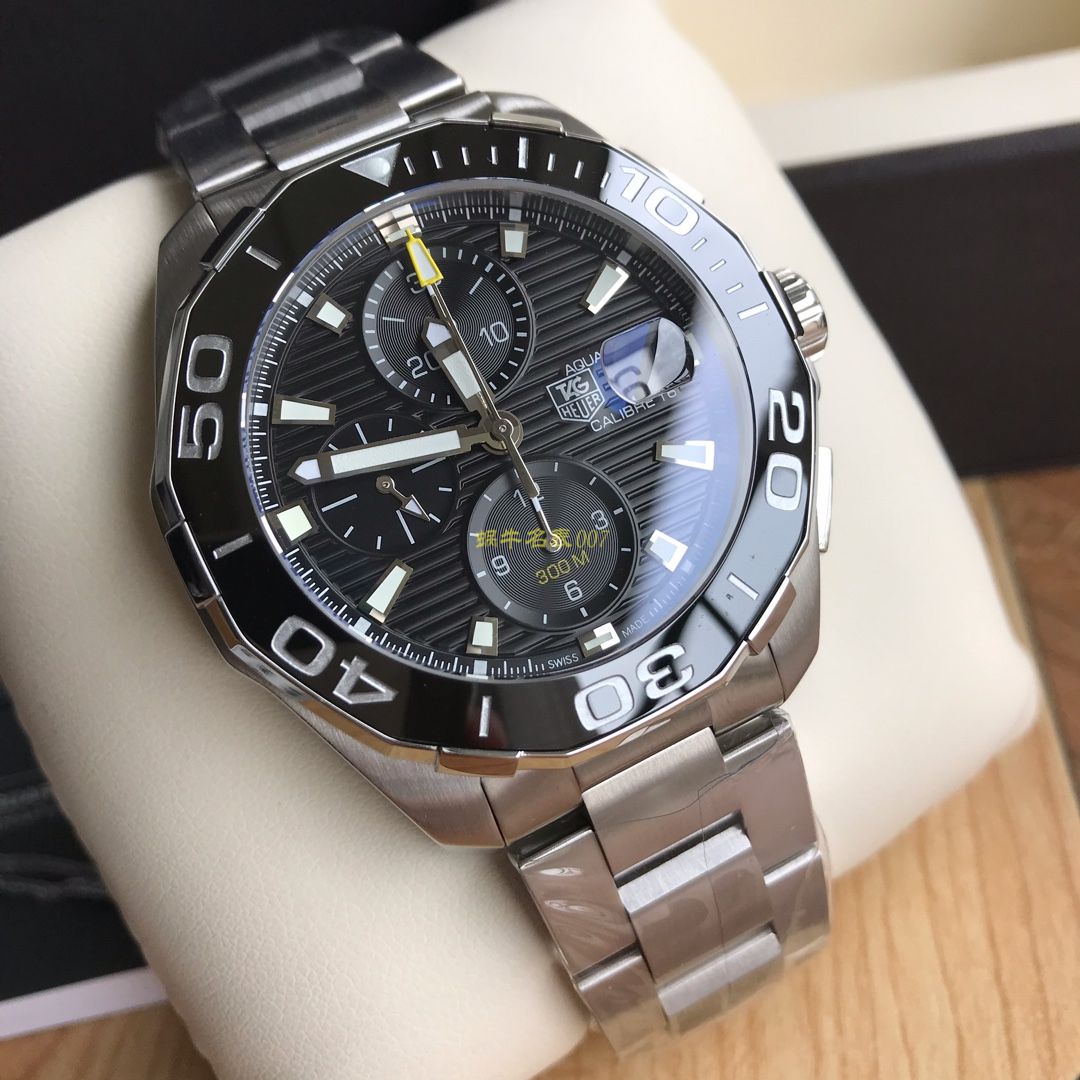 【 Video analysis 】 TAG Heuer 竞潜系列CAY211A.BA0927 wrist watches ，CAY211A.FC6361， TAG Heuer 竞潜系列原单计时机械表，搭载原装瑞士ETA7750机械 Movement  / TG065