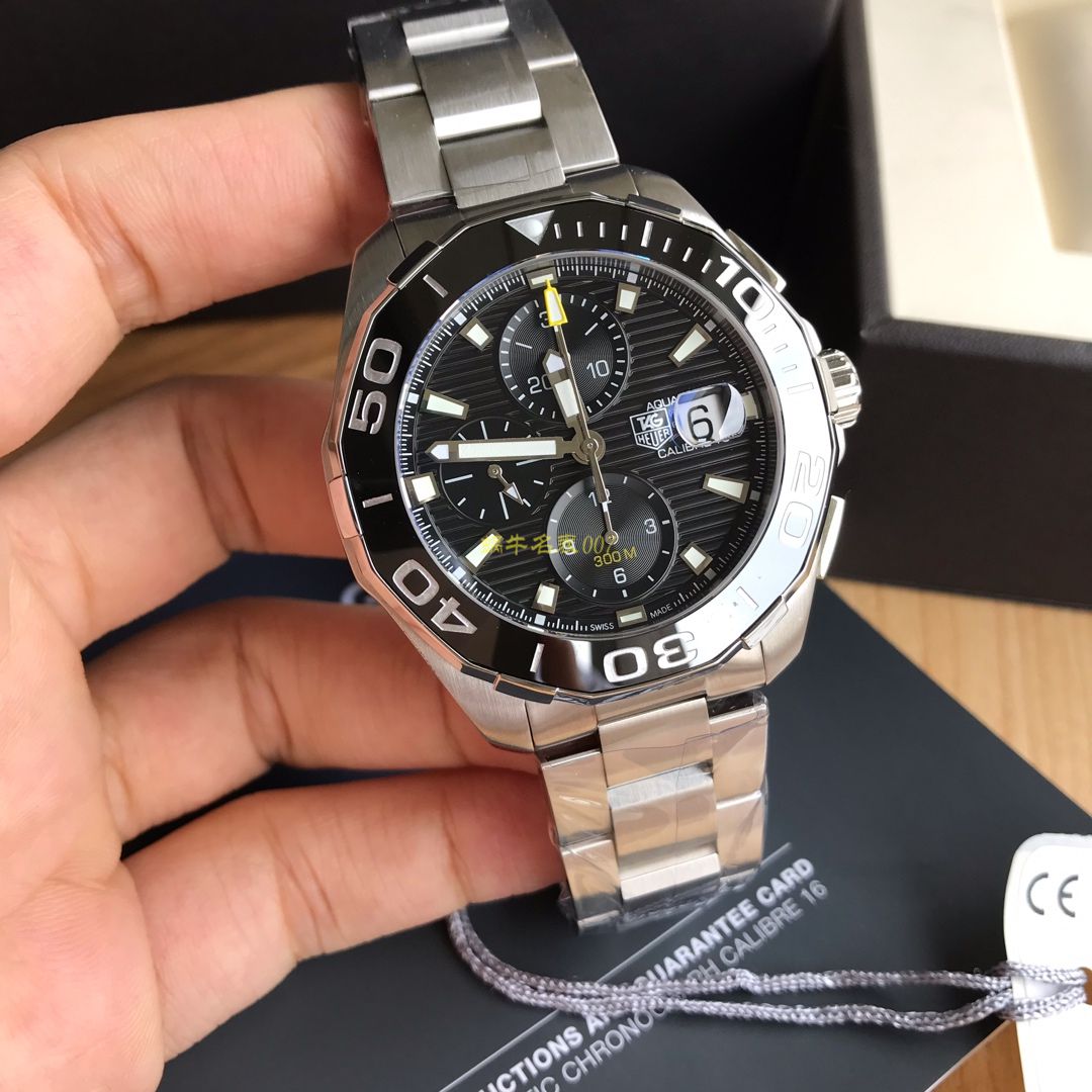 【 Video analysis 】 TAG Heuer 竞潜系列CAY211A.BA0927 wrist watches ，CAY211A.FC6361， TAG Heuer 竞潜系列原单计时机械表，搭载原装瑞士ETA7750机械 Movement  / TG065