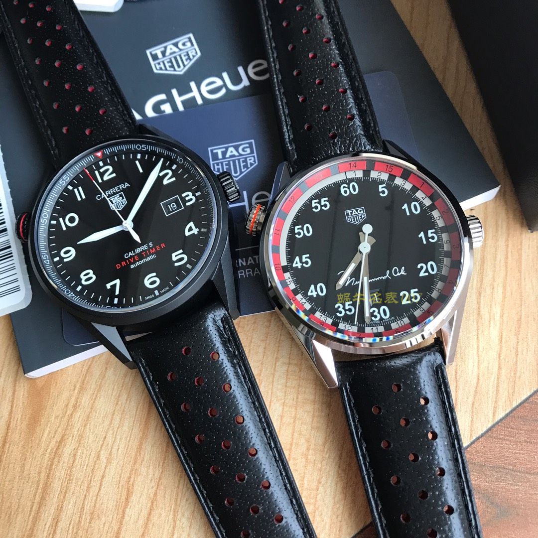 【渠道原单】 TAG Heuer 卡莱拉系列WAR2A11.FC6337 wrist watches  TAG Heuer 拳王阿里纪念款，WAR2A80.FC6337 wrist watches  / TG066