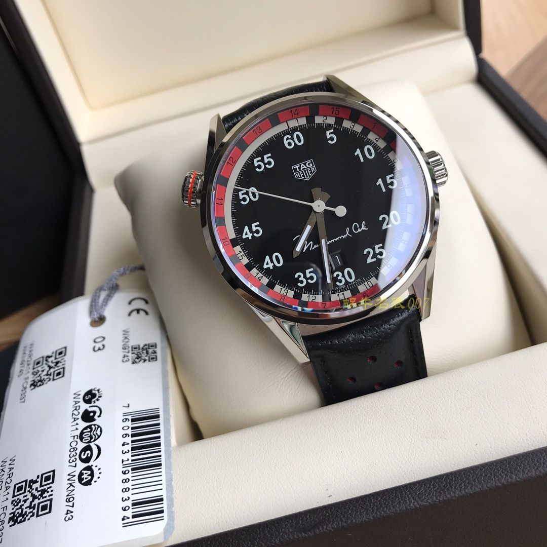 【渠道原单】 TAG Heuer 卡莱拉系列WAR2A11.FC6337 wrist watches  TAG Heuer 拳王阿里纪念款，WAR2A80.FC6337 wrist watches  / TG066