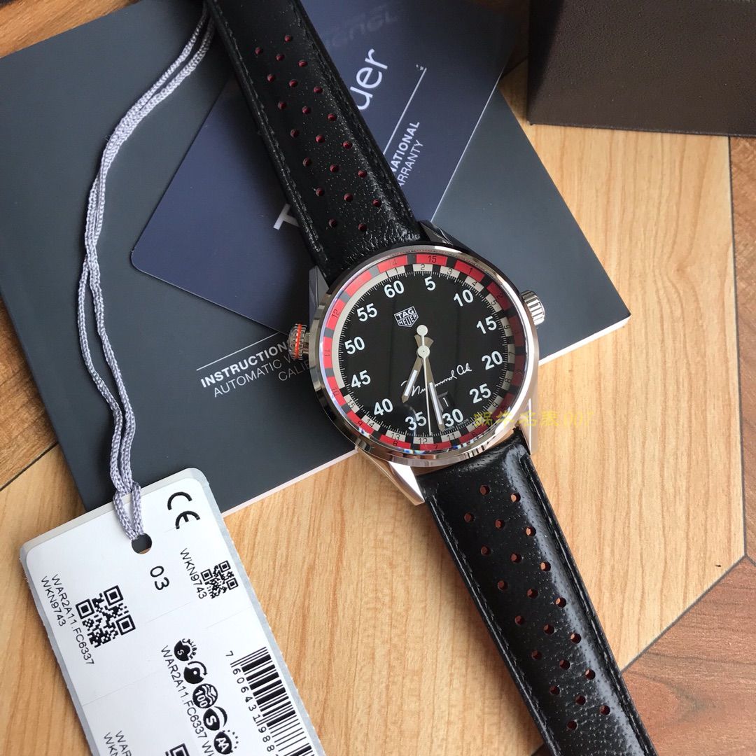【渠道原单】 TAG Heuer 卡莱拉系列WAR2A11.FC6337 wrist watches  TAG Heuer 拳王阿里纪念款，WAR2A80.FC6337 wrist watches  / TG066