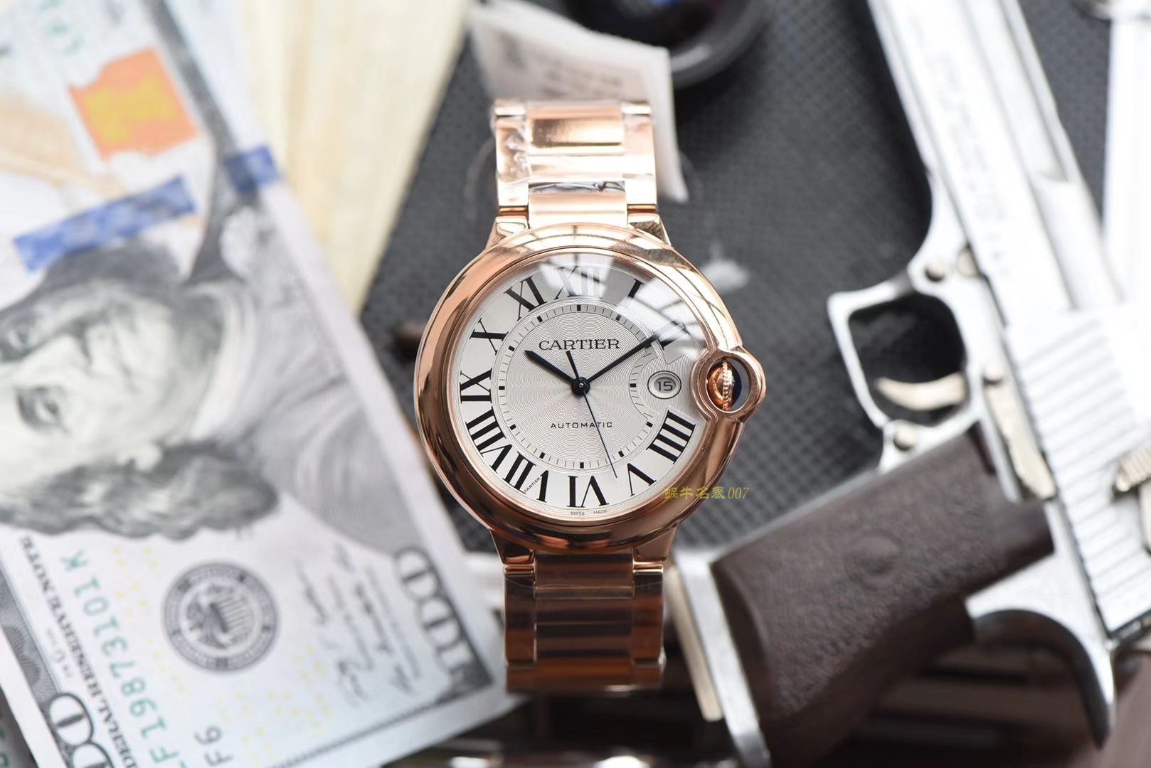  Cartier  Cartier  蓝气球系列W69006Z2 wrist watches 【 Perfect  High quality  Replica Watches 】V6 Factory  top 蓝气球全玫瑰金款 / K210