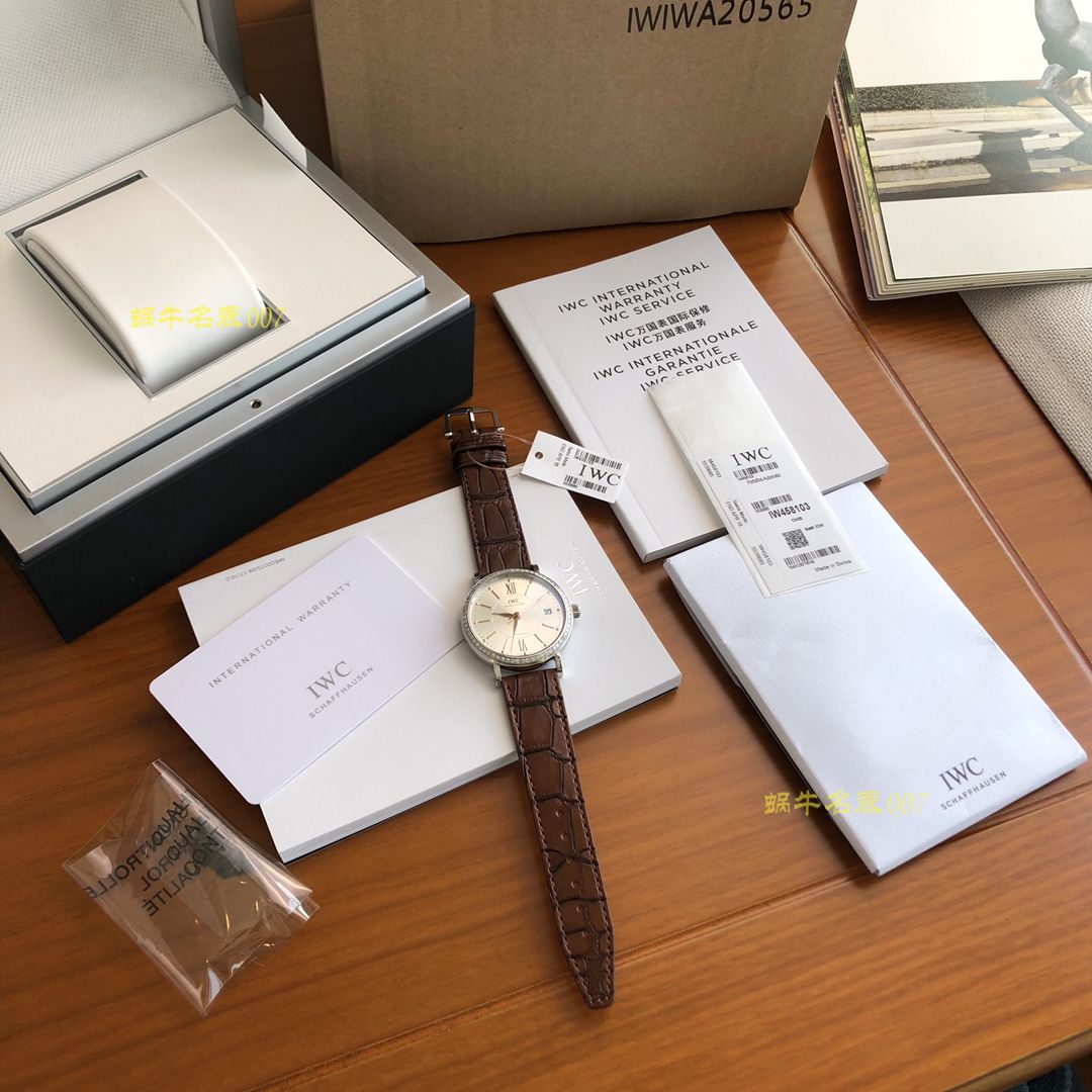 【渠道原单】IWC IWC 表柏涛菲诺系列IW458103 wrist watches 独家渠道！波涛菲诺系列女款！ / WG353