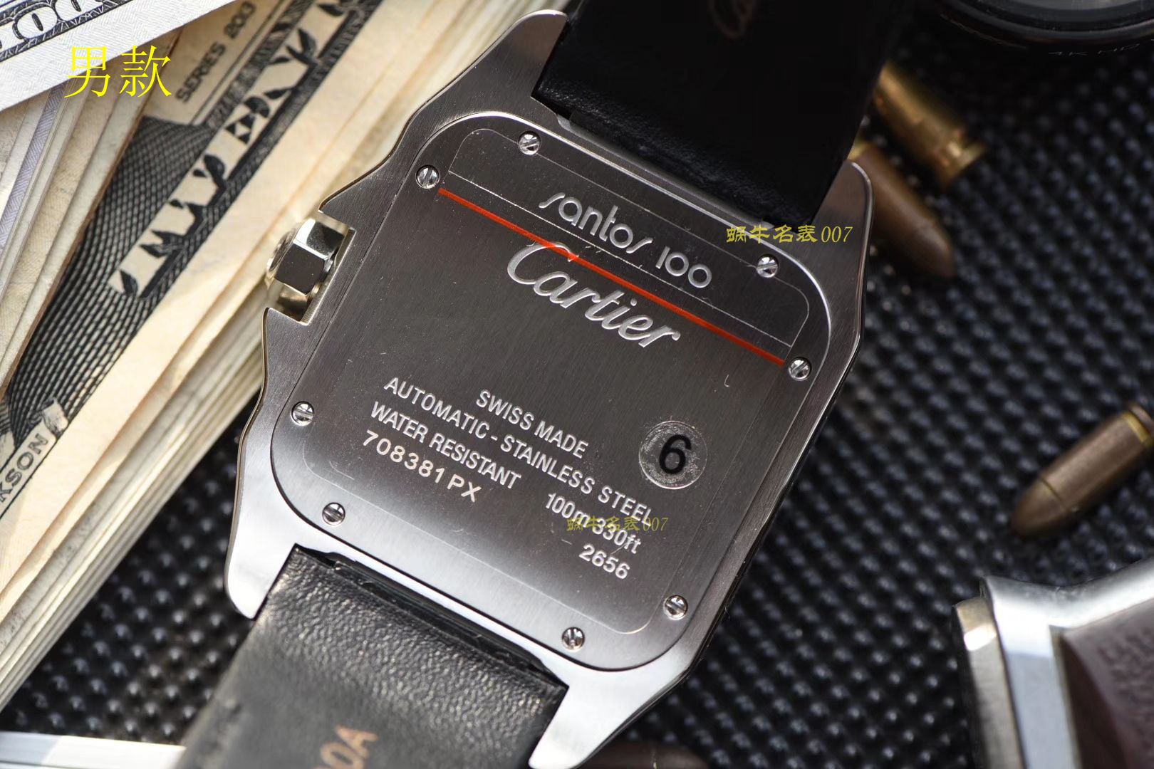 【 Video analysis 】 Cartier   Santos  Replica Copy W20106X8 wrist watches ，V6 Factory  Perfect  High quality  Replica  top 满钻款SANTOS 100后镶钻 / K212