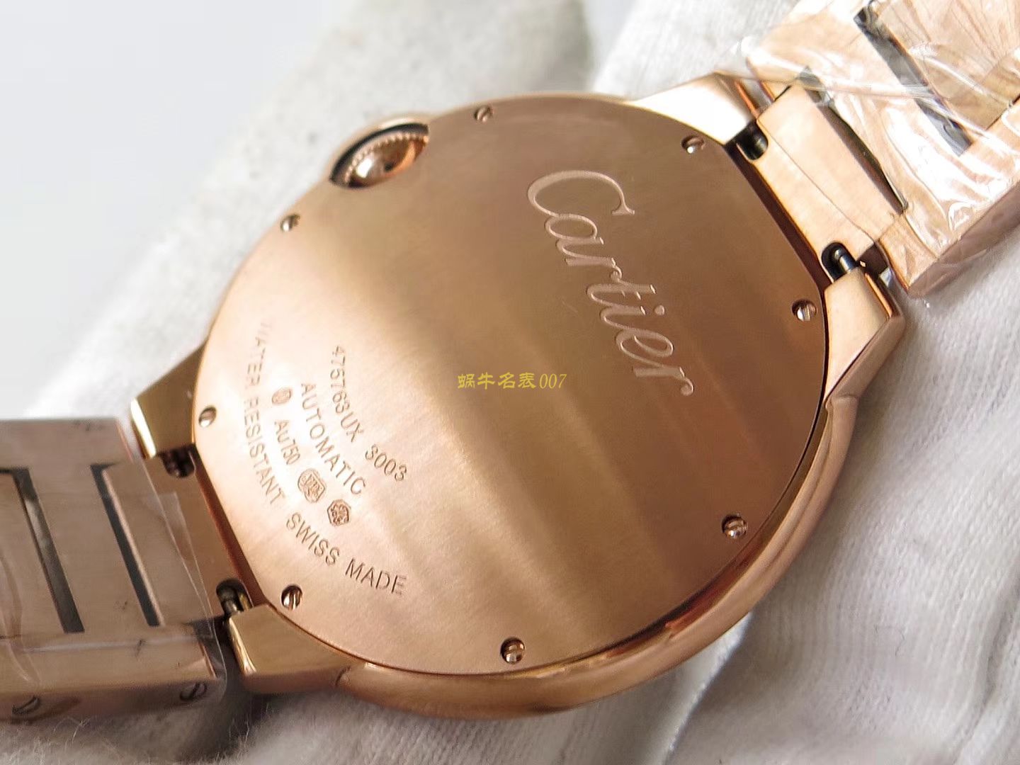 【TW Perfect  Replica 】] Cartier  神豪级满钻版42mm大气球W69006Z2（全玫瑰金版）以及WE9009Z3（全白金版） wrist watches  / K213
