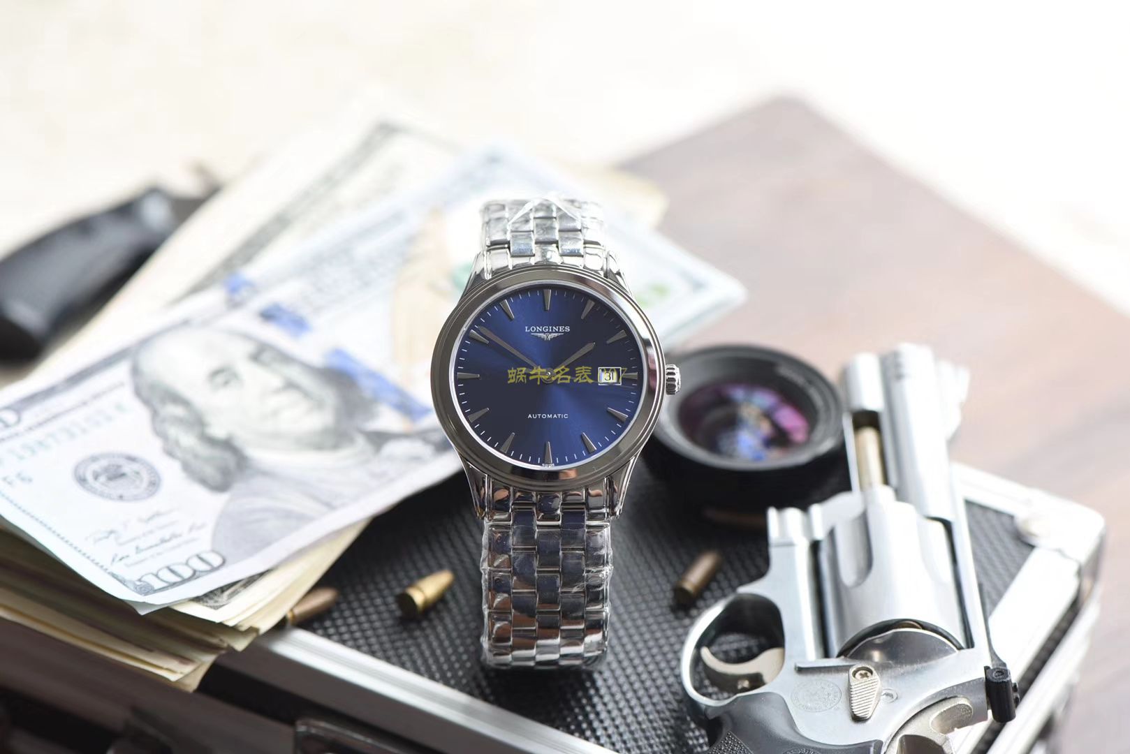  Longines 优雅军旗系列 L4.874.4.12.6，L4.874.4.96.6等男士机械 wrist watches 【 Longines 军旗系列精品❗ 超薄1：1 top  Replica 版本～】 / L109