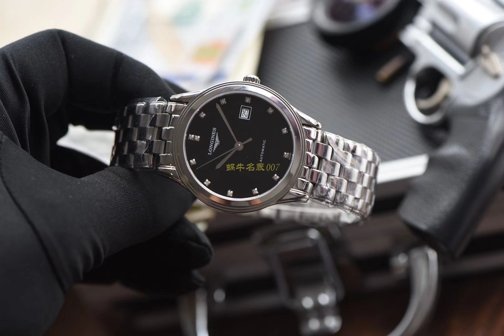  Longines 优雅军旗系列 L4.874.4.12.6，L4.874.4.96.6等男士机械 wrist watches 【 Longines 军旗系列精品❗ 超薄1：1 top  Replica 版本～】 / L109