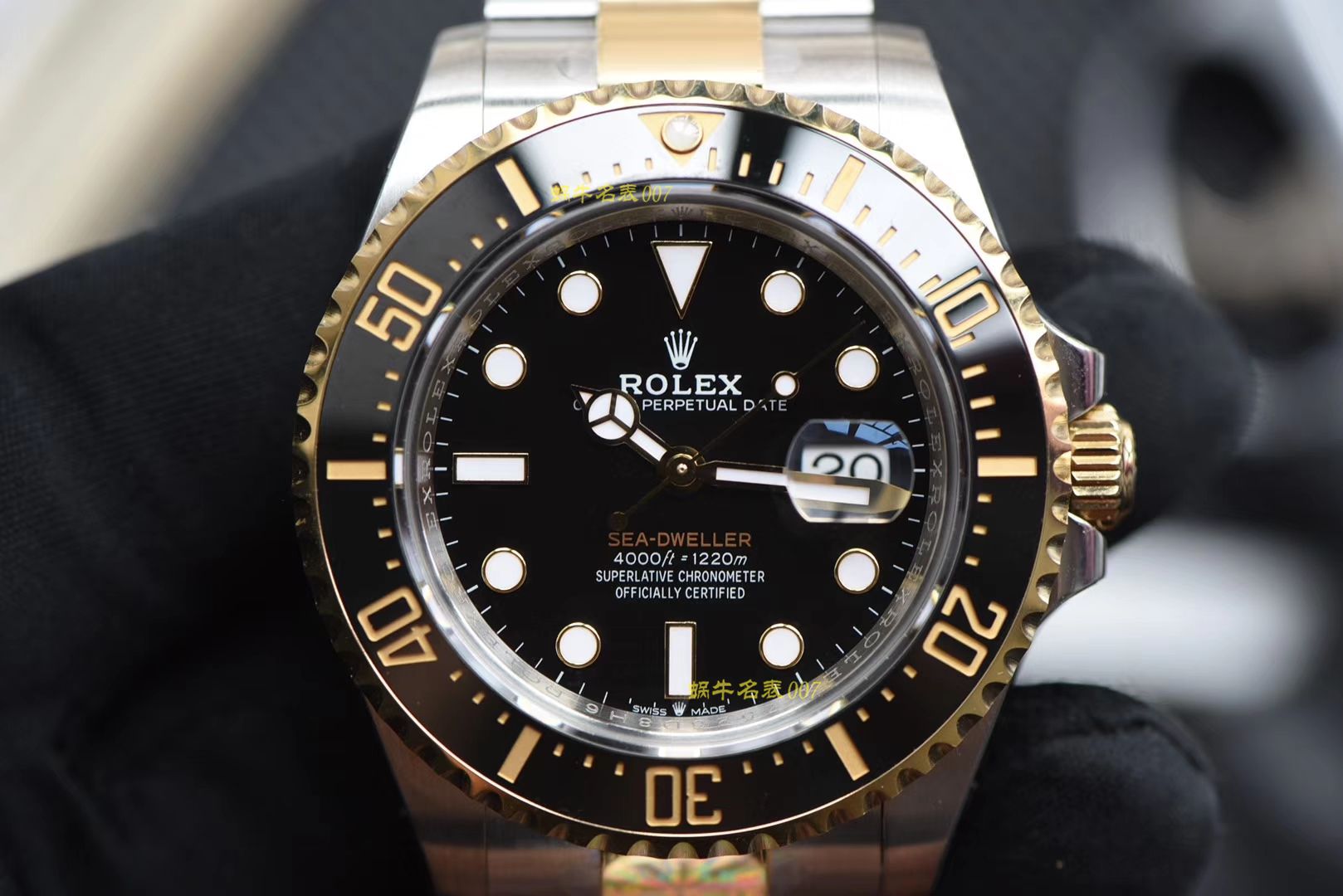 【AR Factory  Perfect  High quality  Replica Copy  Rolex 单黄间金鬼王最强副本】 Rolex SEA-DEWLLER 126603海使型系列m126603-0001 wrist watches  / R313