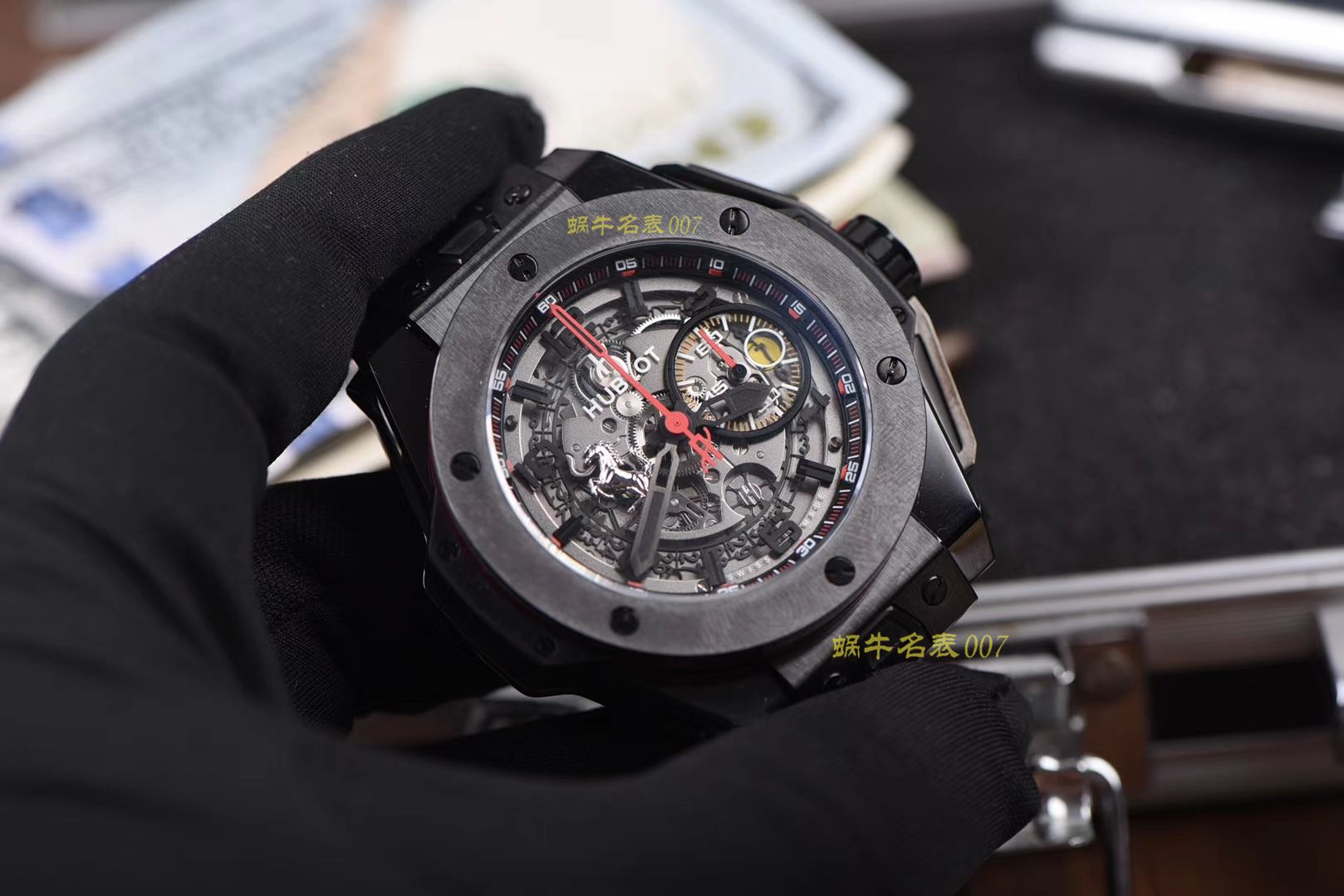  Video analysis  hublot 法拉利BIG BANG系列401.CX.0123.VR wrist watches  Perfect  Replica 【HBBV6最新力作‼️ Hublot Big Bang Ferrari Ceramic F11系列】 / YB062