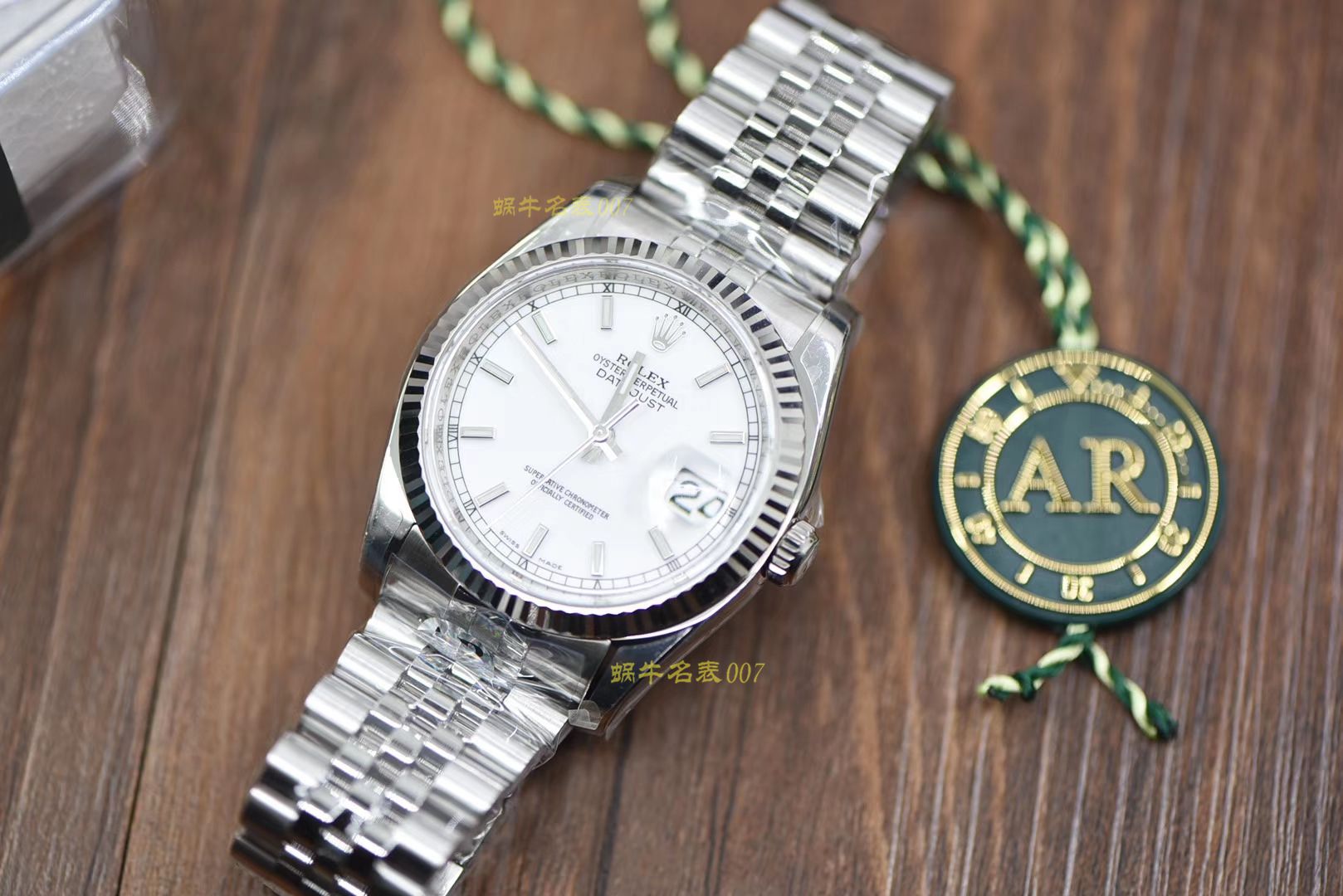  Rolex   Datejust 系列116234白盘 wrist watches 36毫米【AR Perfect  High quality  Knockoff  Watches 】 / R317
