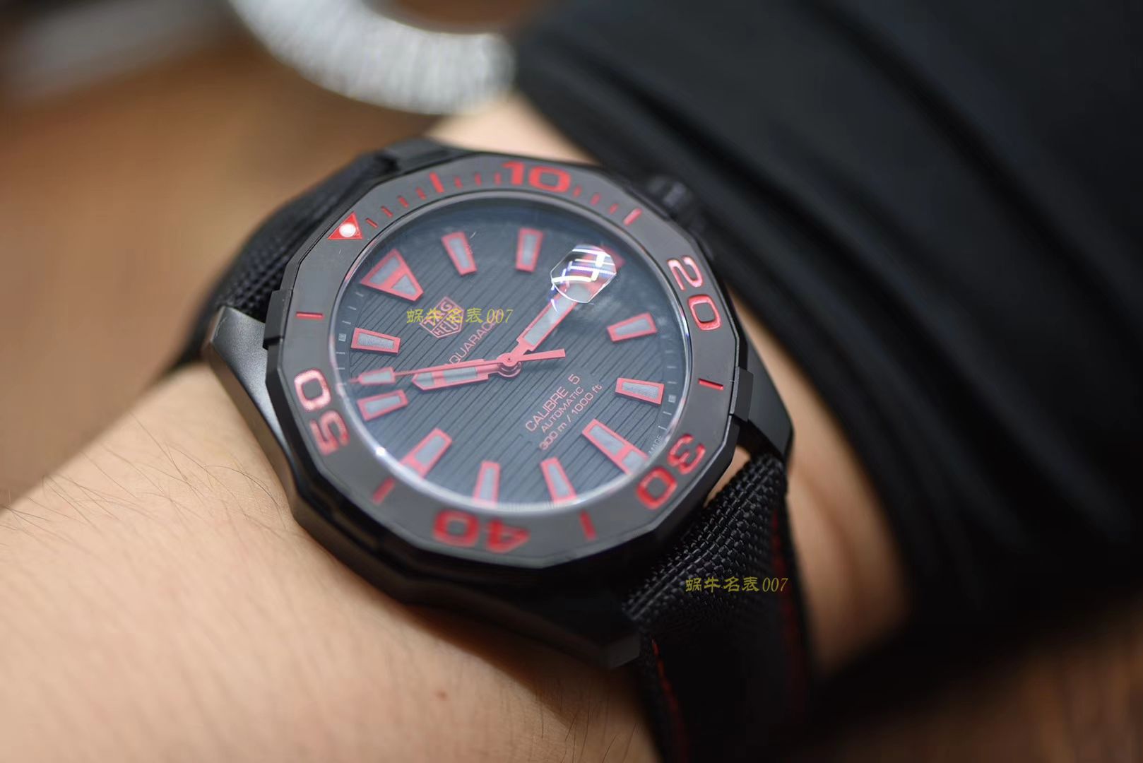 V6 Factory  top  Perfect  Replica 版本新品TAG HEUER AQUARACER（竞潜系列） CALIBRE 5 TAG Heuer 竟潜43mm / TG068