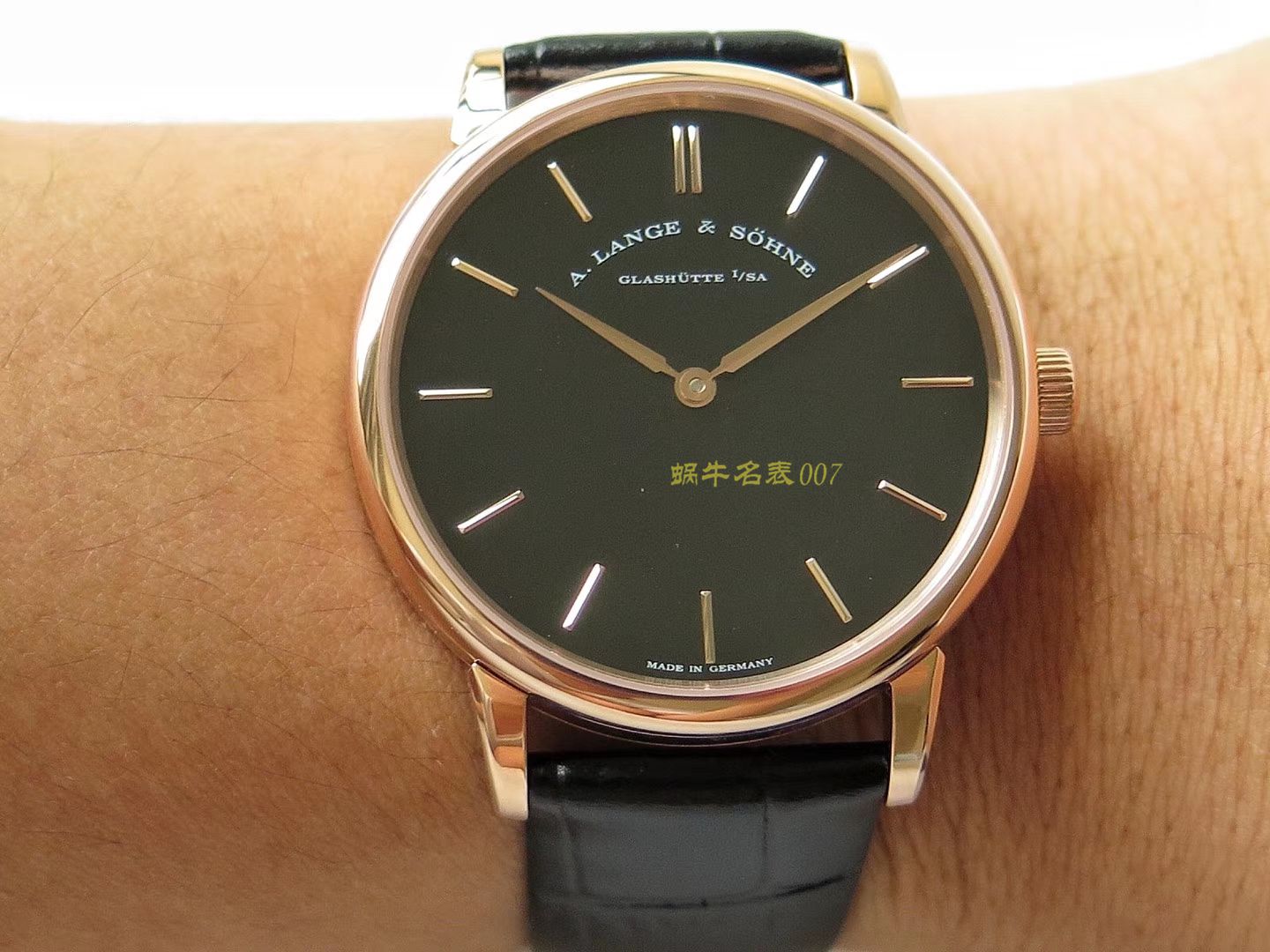 【SV Perfect  High quality  Replica Watches 】朗格SAXONIA系列211.033 wrist watches （多色表盘可选） / LS016