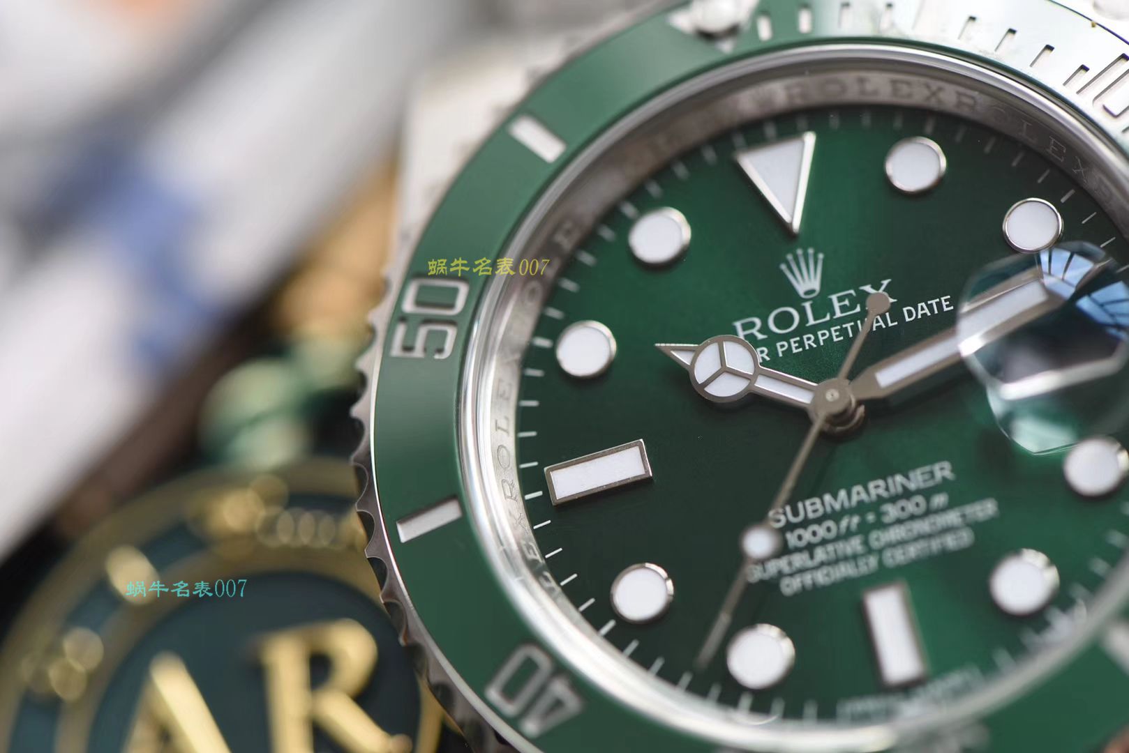 【AR Perfect  High quality  Replica  Rolex  Submariner  Watches 】 Rolex  Submariner 型系列116610LV-97200 绿盘 wrist watches  / R318