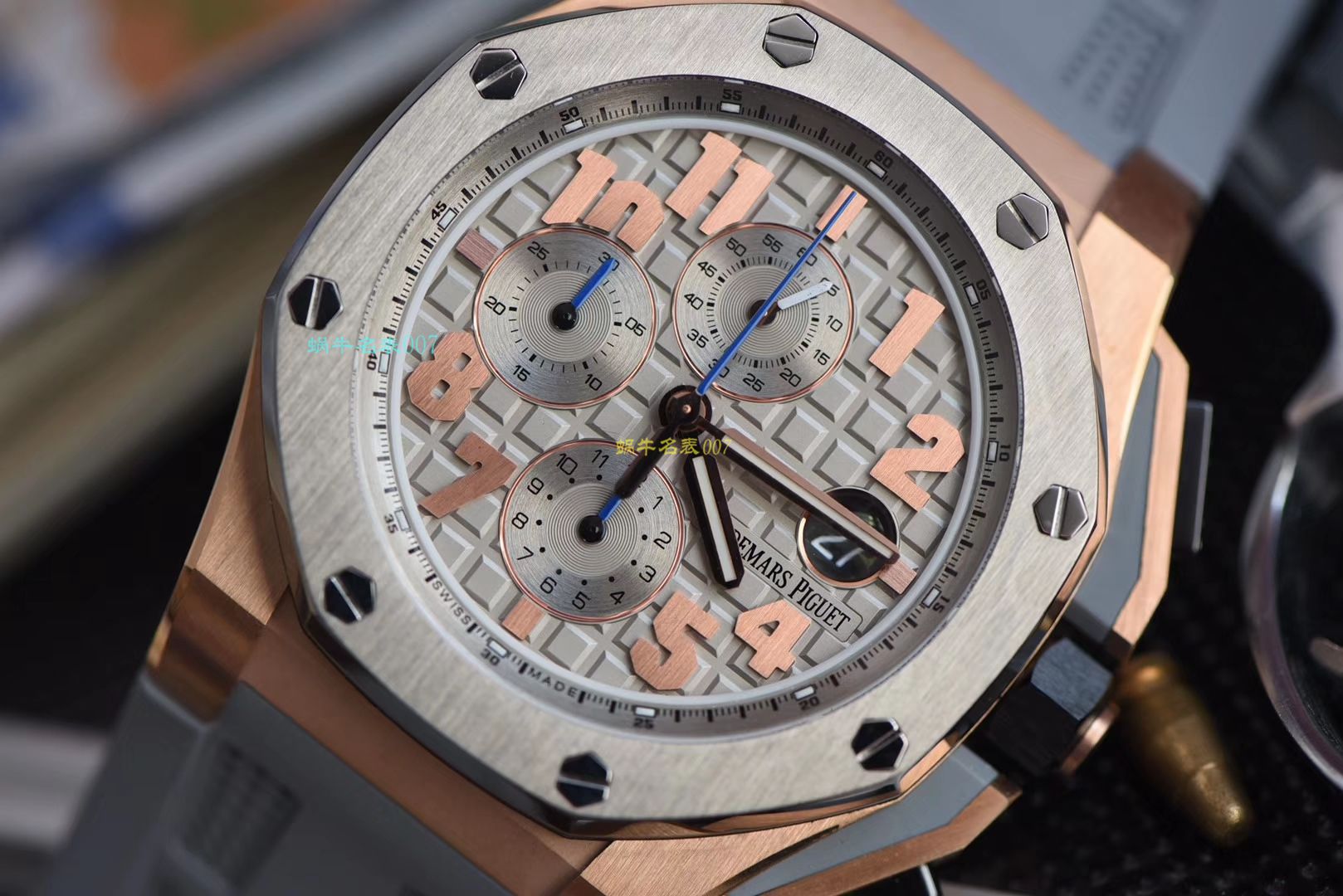 【 Video analysis JF Factory  Perfect  Knockoff  Watches 】Audemars Piguet AP Royal Oak Offshore 詹姆斯签名特别版26210OI.OO.A109CR.01 wrist watches  / APDB043