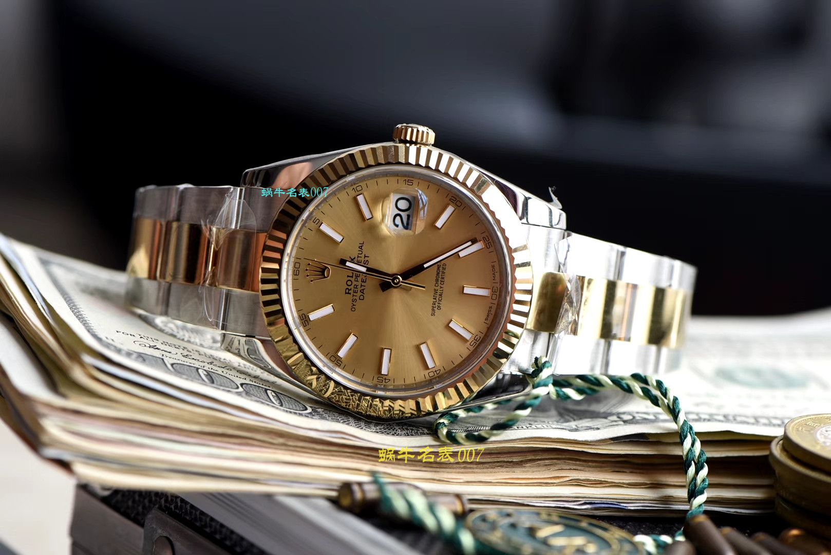 【 Video analysis AR Factory  Perfect  Replica Copy  Rolex  Datejust  Watches 】 Replica 的 Watches  Rolex   Datejust 系列116333-72213香槟盘 wrist watches  / R320