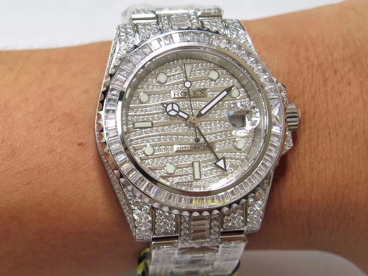 【 Rolex  Replica Copy 表】 Rolex  GMT MASTER II系列116769TBR-74779B wrist watches  / R322