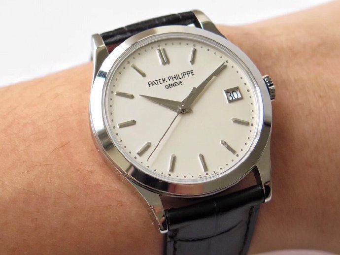 【 Watches  Replica 版是什么意思】ZF Factory  Replica Copy  PATEK PHILIPPE 古典表系列5296G-010 白金 wrist watches  / BD186