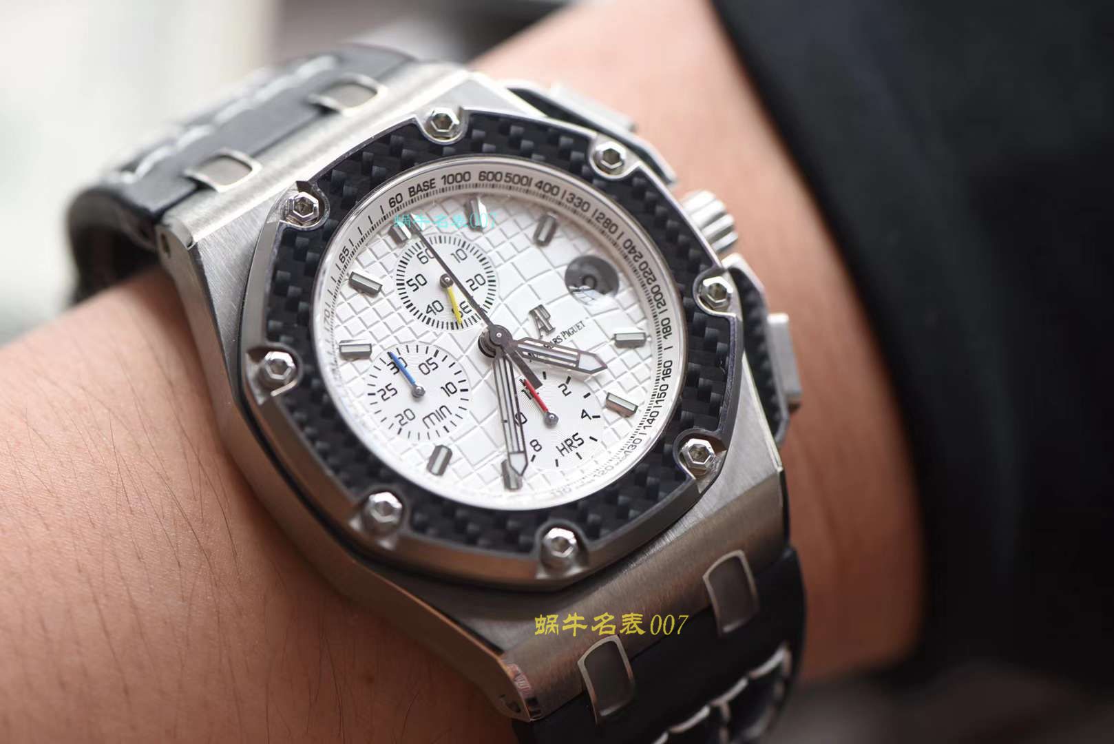 【jf Factory  Watches 官网是真的吗】 Video analysis Audemars Piguet 千禧 Replica Copy 26030IO.OO.D001IN.01约翰保罗蒙托亚机械男表 / AP163