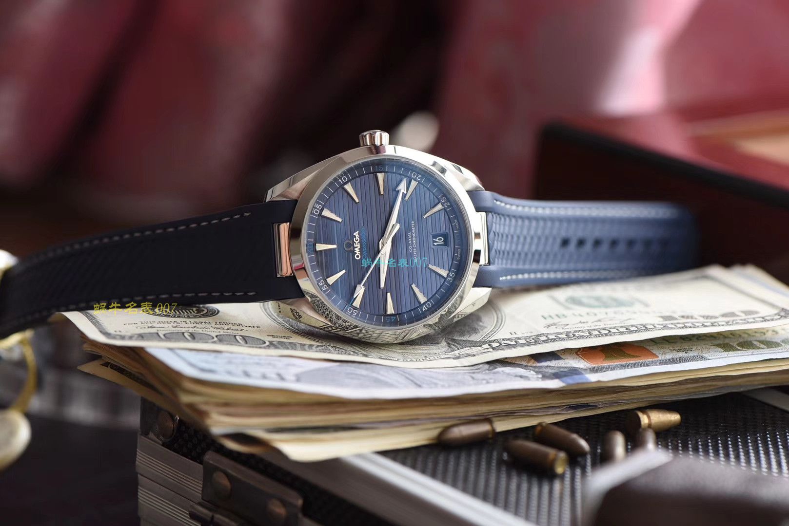 【OMEGA Replica 表价格】 Video analysis 3S Factory OMEGA Seamaster 系列220.12.41.21.02.002，220.12.41.21.06.001等多色横纹 wrist watches  / M387