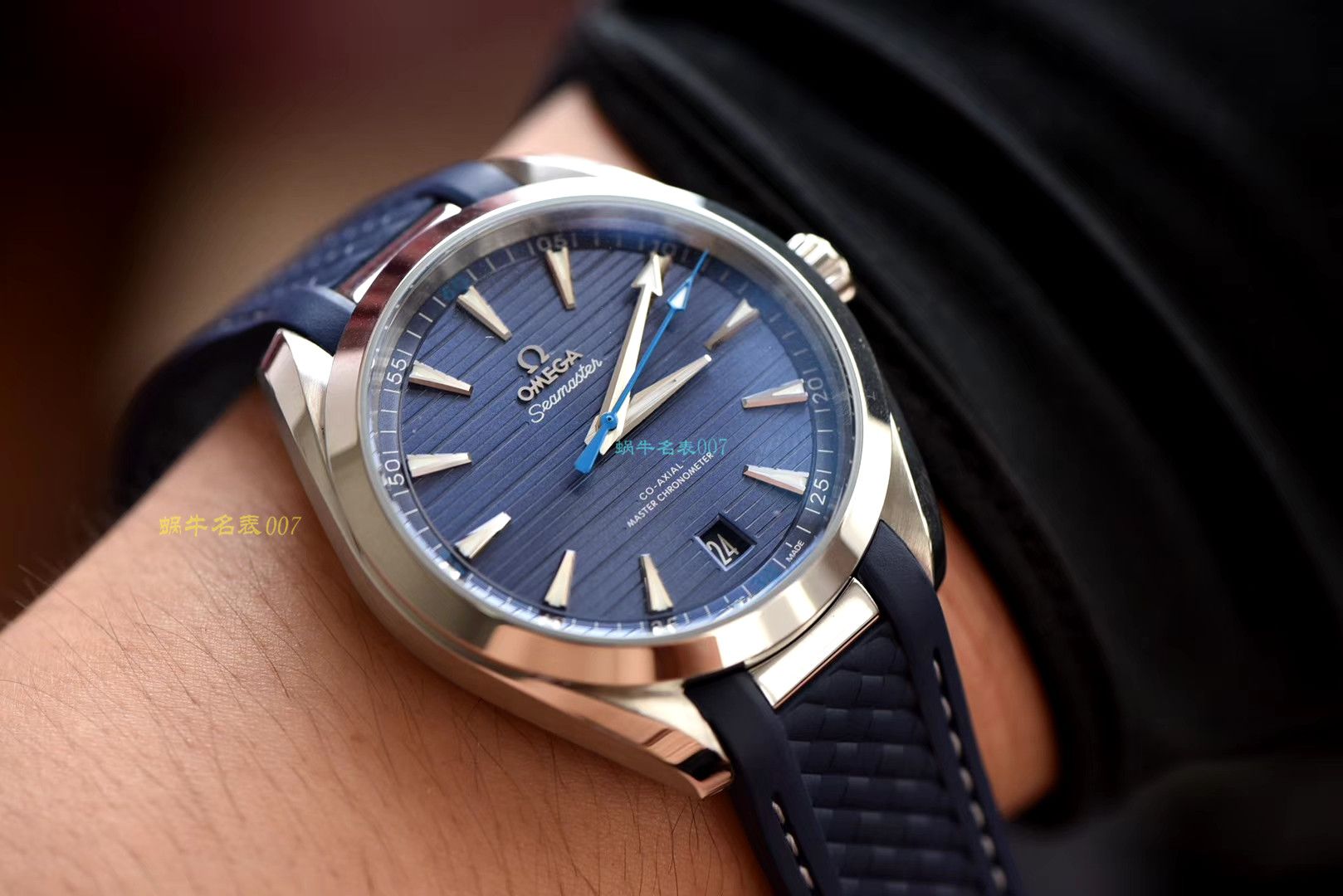 【OMEGA Replica 表价格】 Video analysis 3S Factory OMEGA Seamaster 系列220.12.41.21.02.002，220.12.41.21.06.001等多色横纹 wrist watches  / M387
