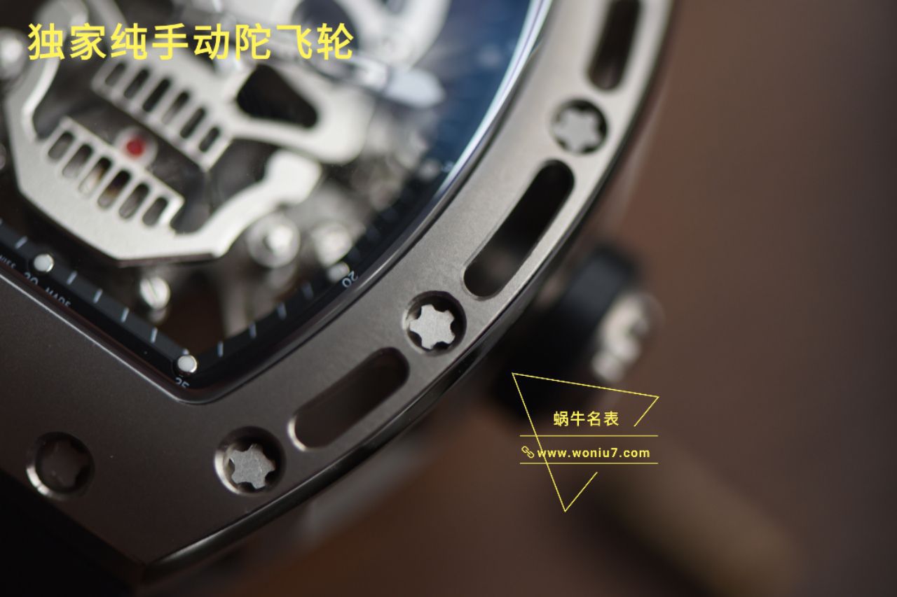 【 Video analysis  RICHARD MILLE 骷髅头 top  Replica Copy  Watches Rm052至尊鬼王】RICHARD MILLE男士系列RM 052 Tourbillon  wrist watches  / RM 052