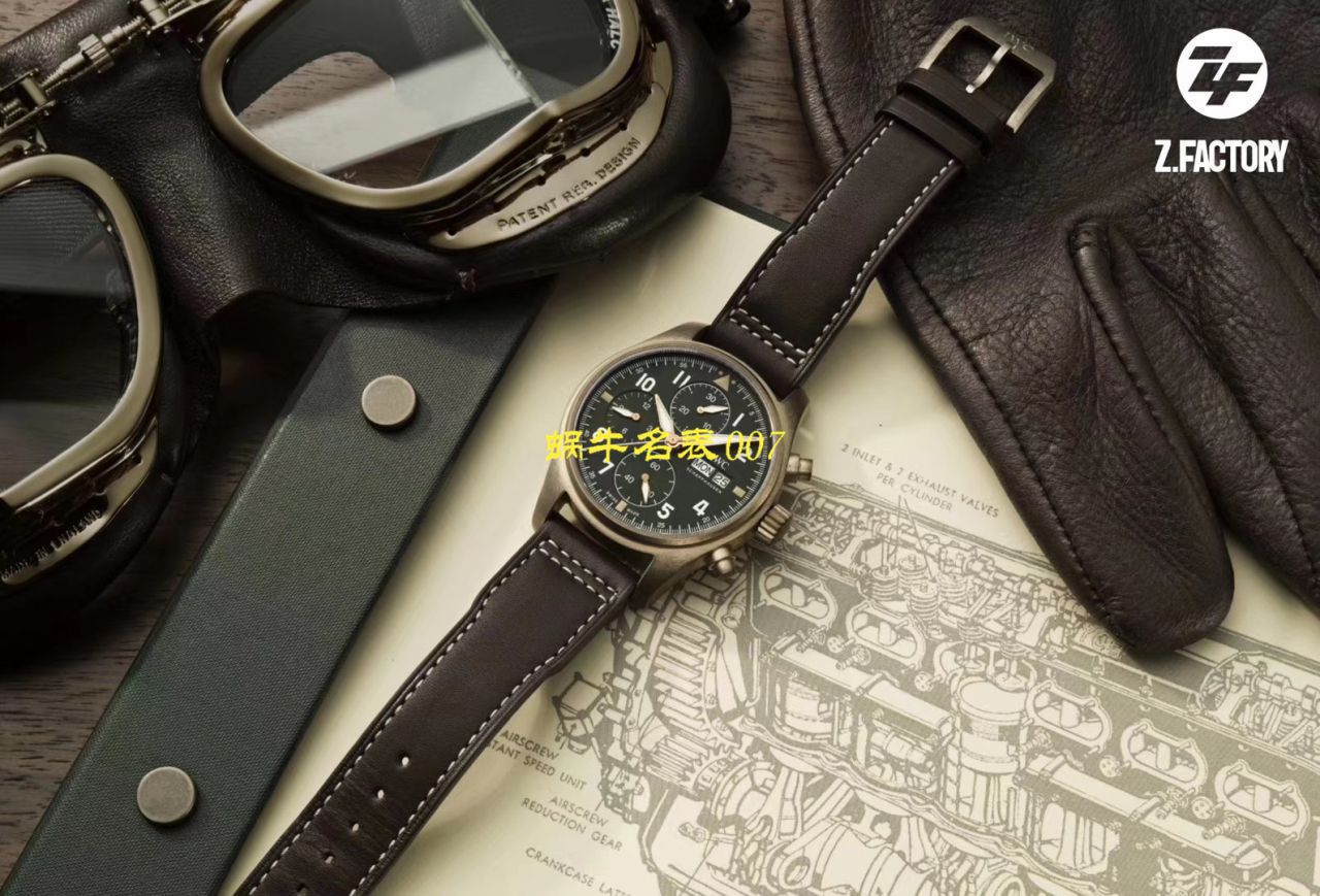 【ZF Factory  top IWC Replica 表】 IWC 表飞行员 Replica IW387902 wrist watches  / WG380
