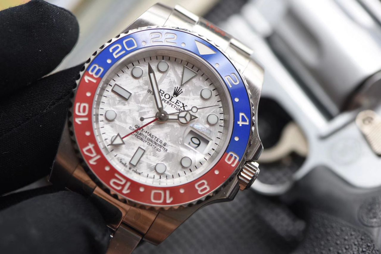【DJ Factory ROLEX Replica 手 Replica 表】 Rolex 陨石表盘 GMT MASTER II系列m126719blro-0002 wrist watches  / R362