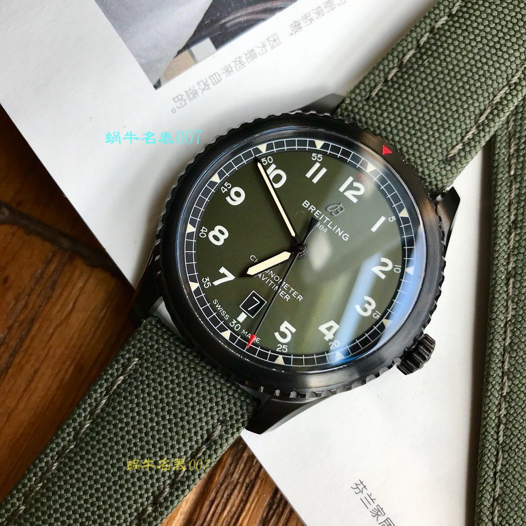 【渠道原单】 Breitling 飞行员8系列41柯蒂斯战鹰特别版M173152A1L1X2 wrist watches  / BL106