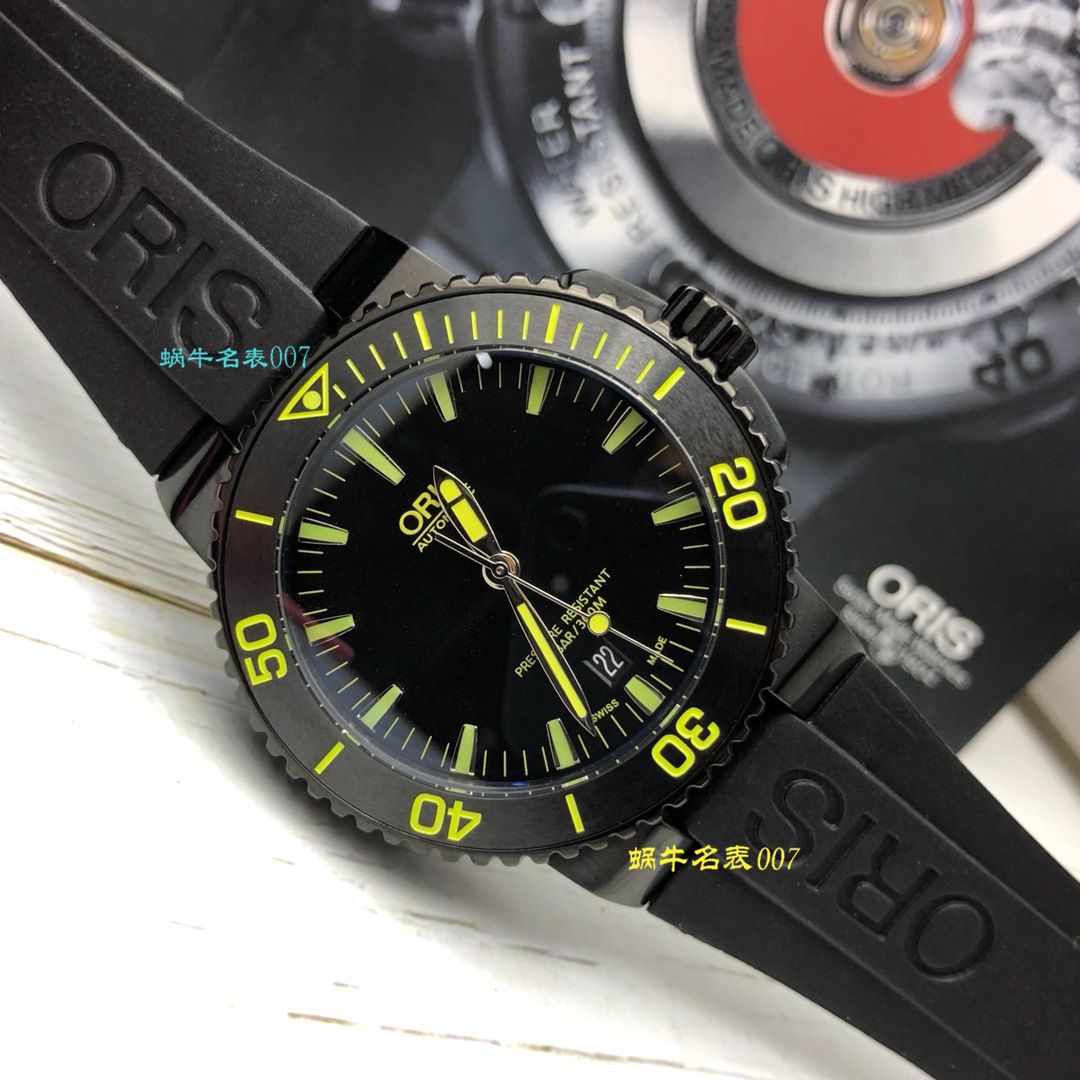 【豪利时渠道原单】ORIS豪利时潜水系列01 733 7653 4722-07 4 26 34BEB wrist watches  / OB008