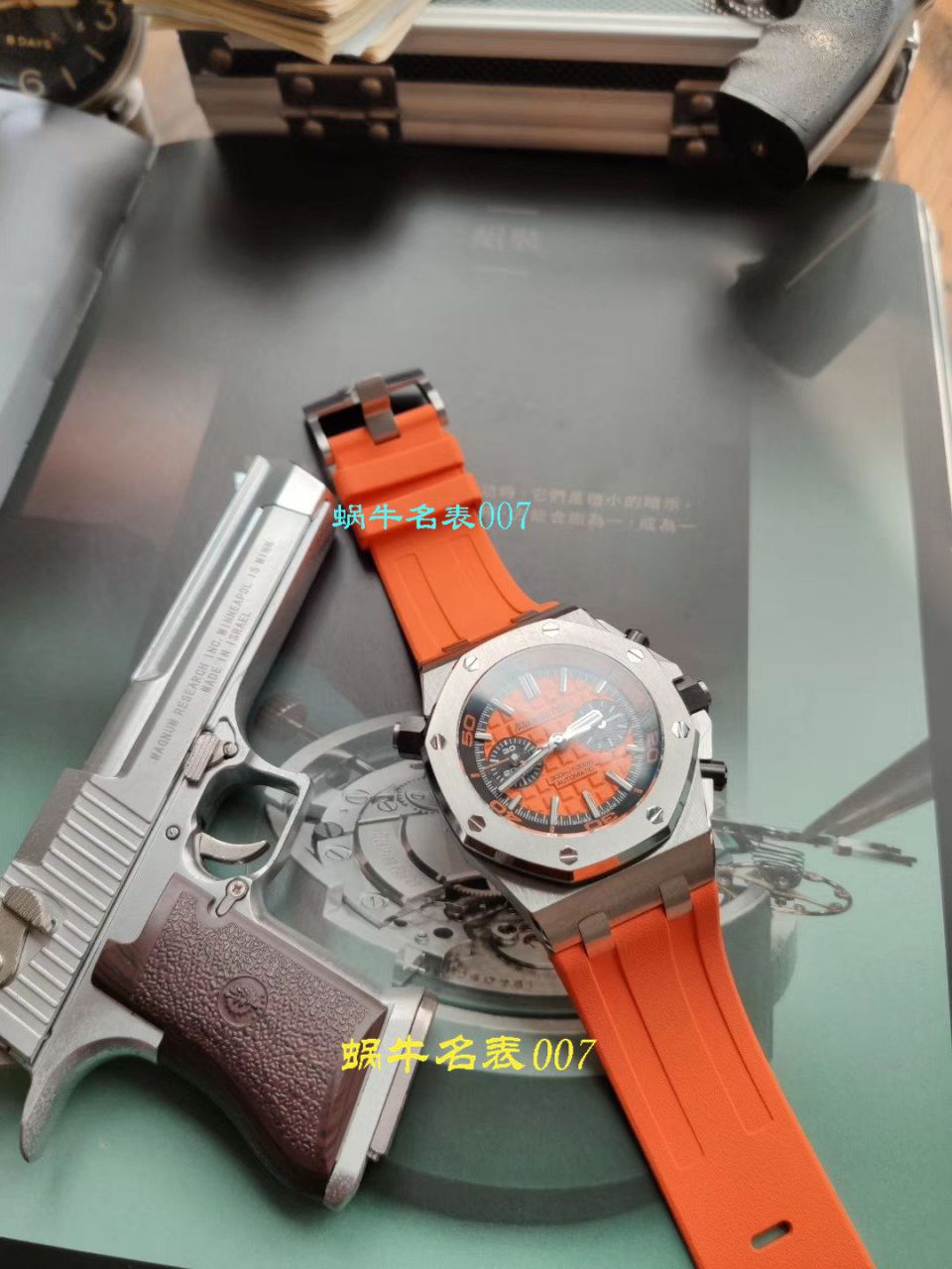 【NOOB Factory  Replica 表无敌超值～N Factory 鲜橙计时离岸】Audemars Piguet  Replica Copy  Royal Oak Offshore 系列26703ST.OO.A070CA.01 wrist watches  / AP169